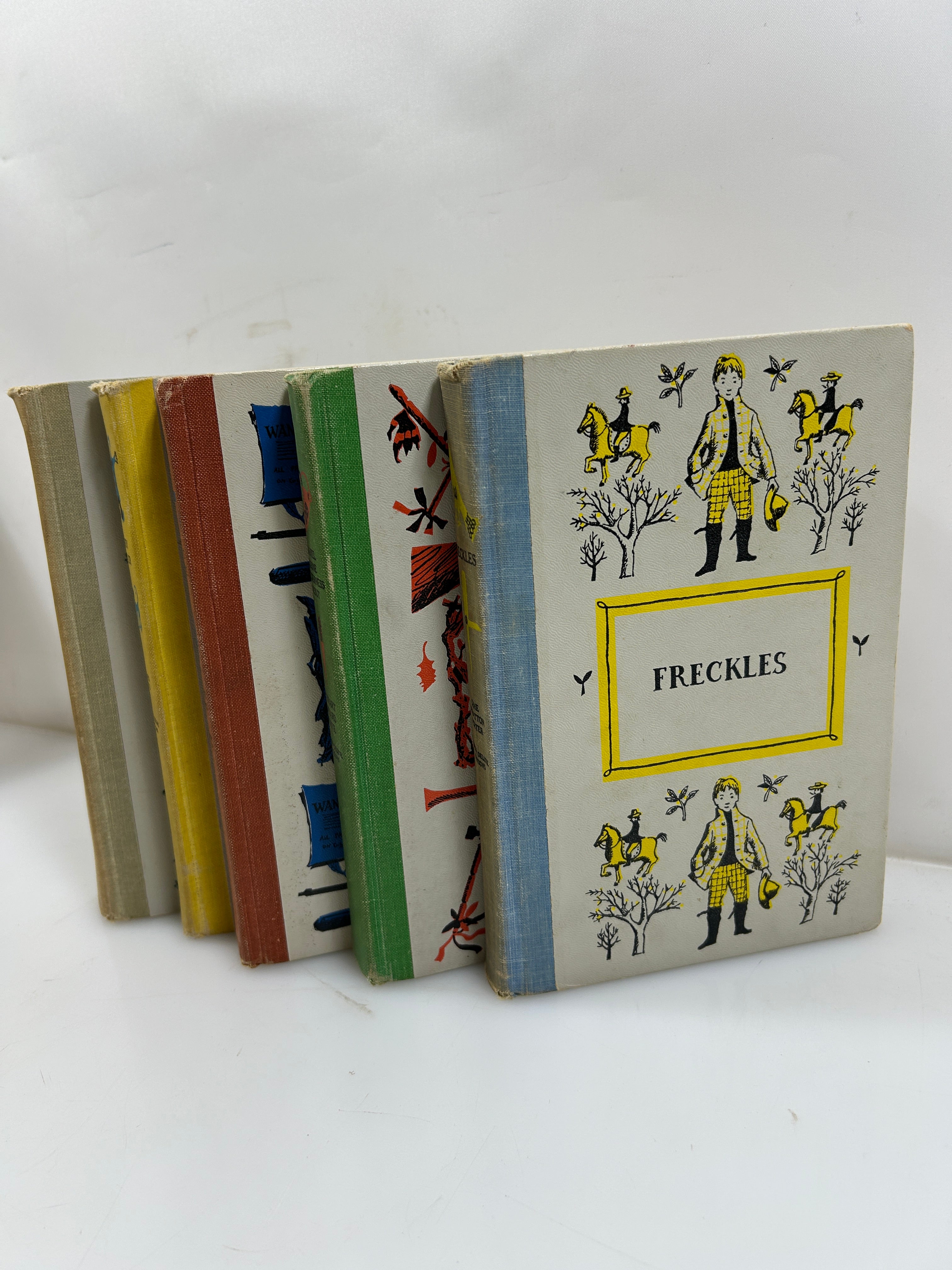 Lot of 5 Junior Deluxe Ed: Children's Classics Doubleday Illustrations 1956-58