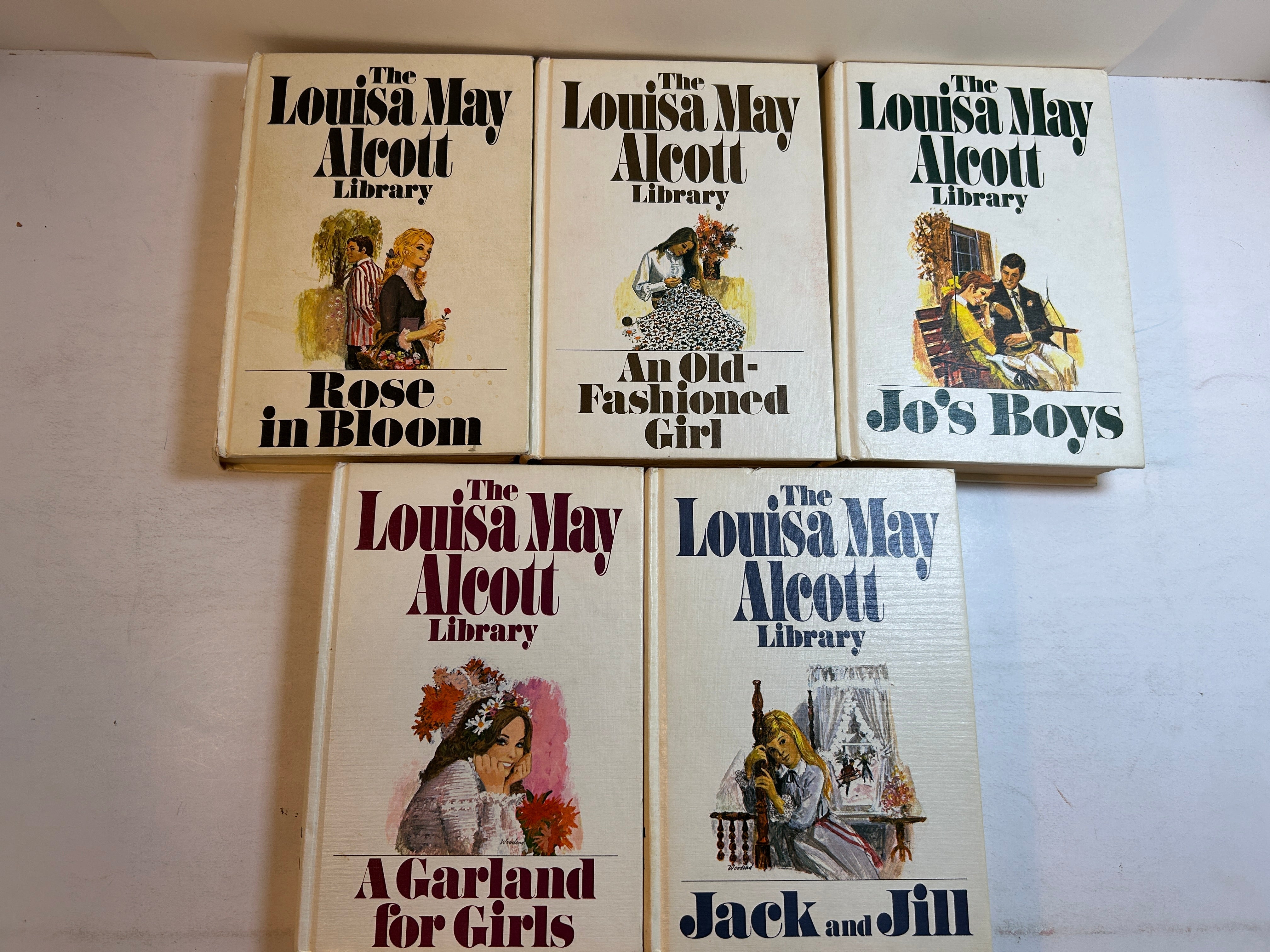 Lot of 5 Louisa May Alcott Novels 1970s Grosset & Dunlap HC
