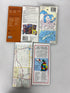 Lot of 5 Michigan/Lansing Maps & Pamphlets Rand McNally/Universal Map