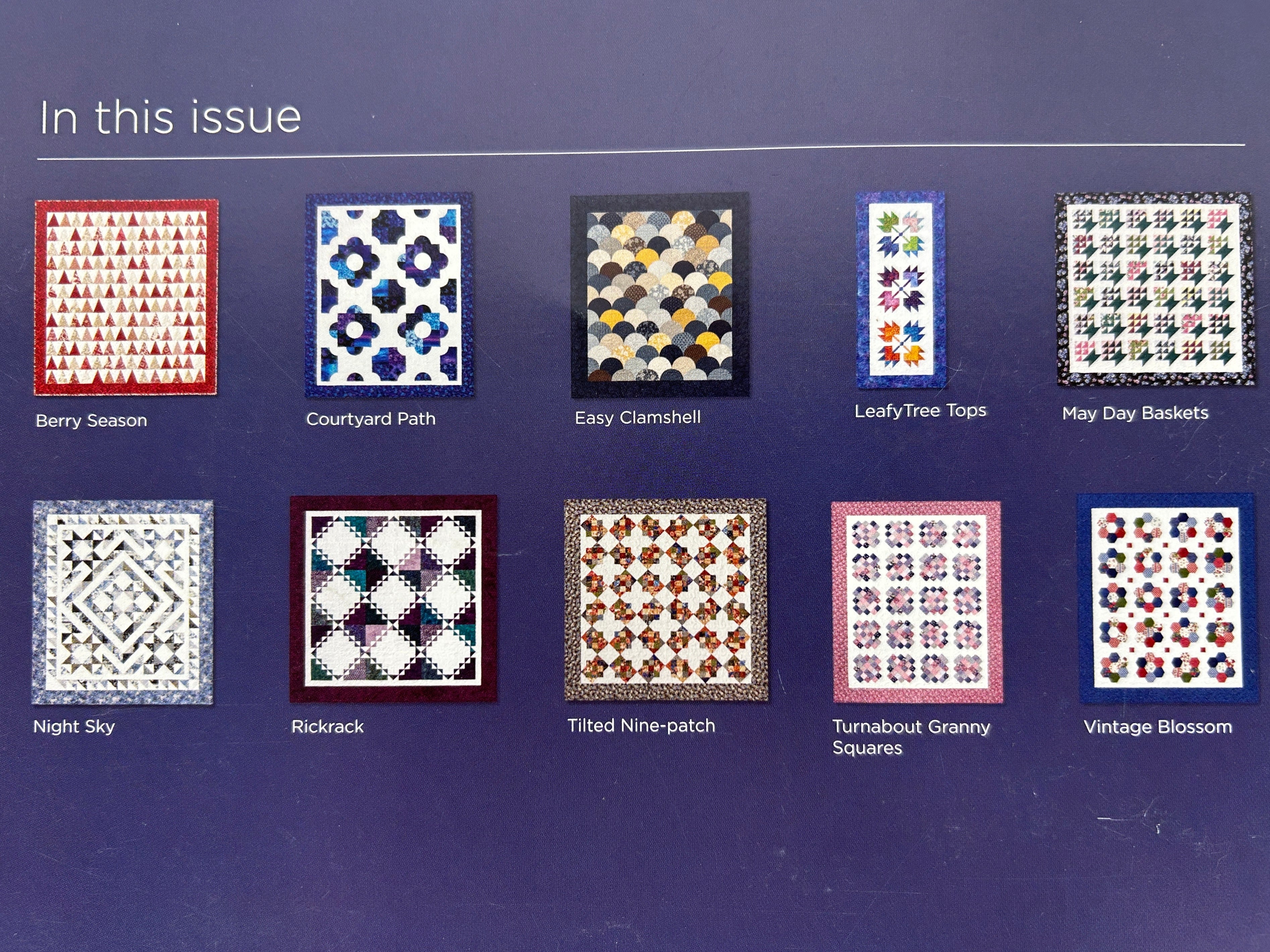 Lot of 5 Missouri Star Quilt Co BLOCK Magazines Vol.6 Issues 1, 2, 3, 5 & 6 2019