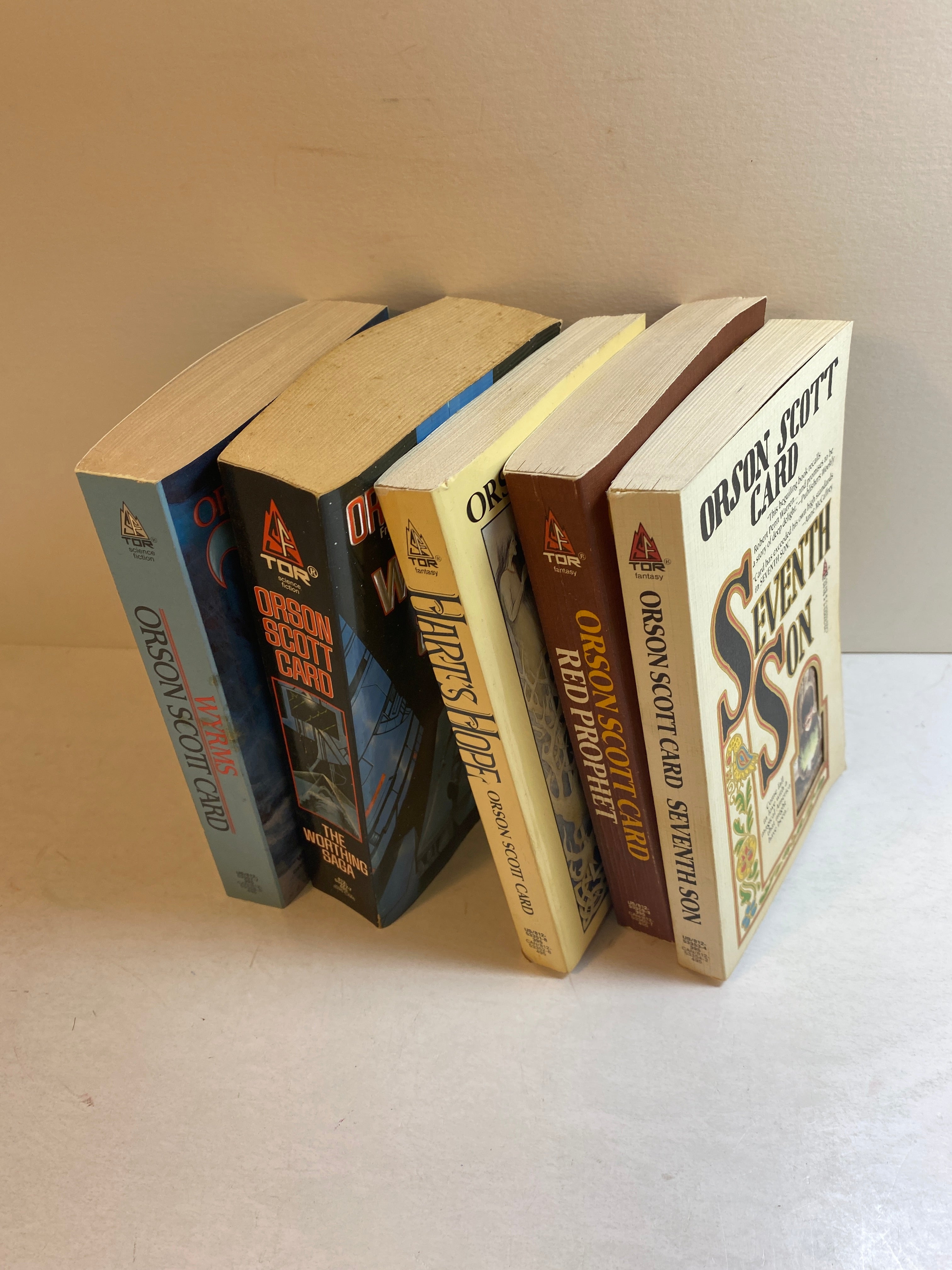 Lot of 5 Orson Scott Card Paperbacks 1988-1990