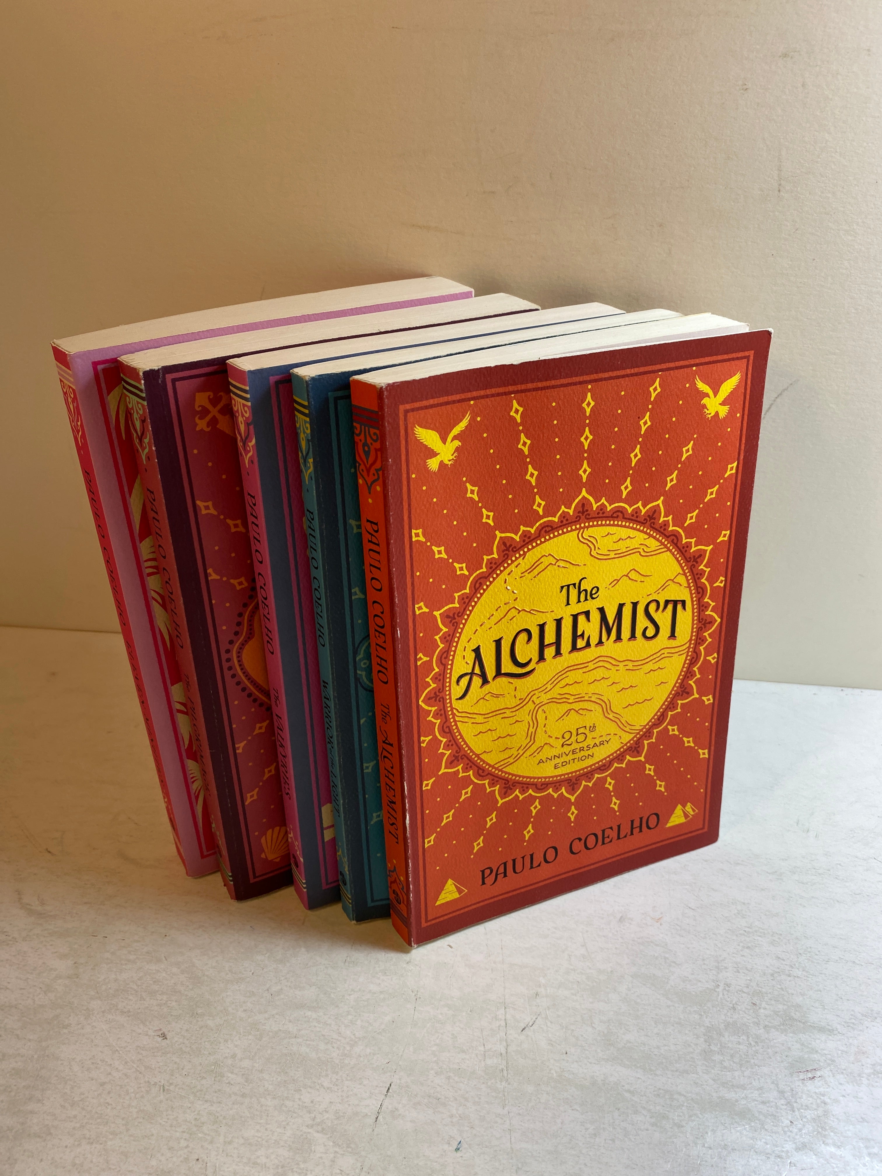 Lot of 5 Paulo Coelho Paperbacks Alchemist 1995-2014