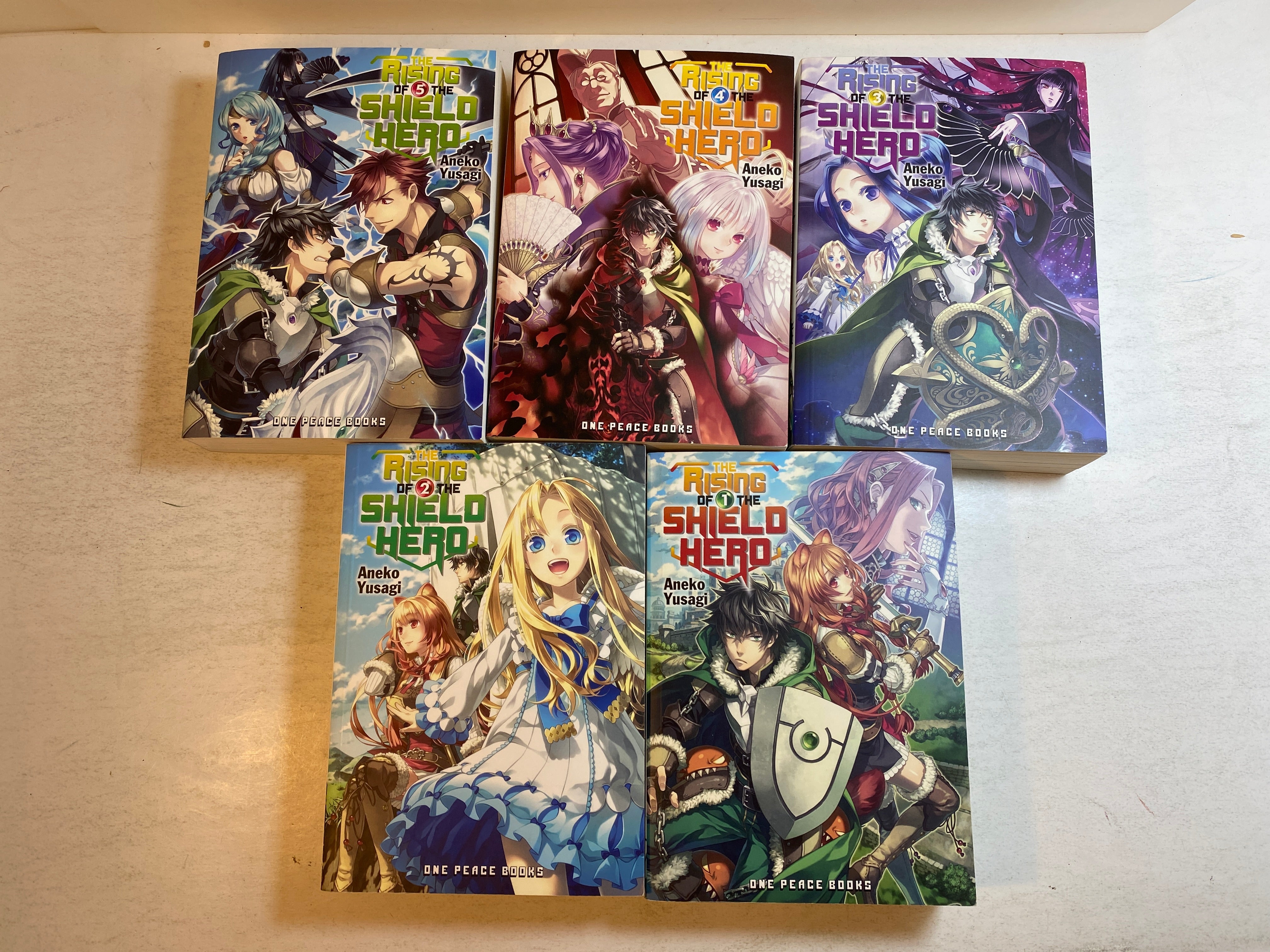 Lot of 5 Rising of the Shield Hero Manga 1-5 2014-2015