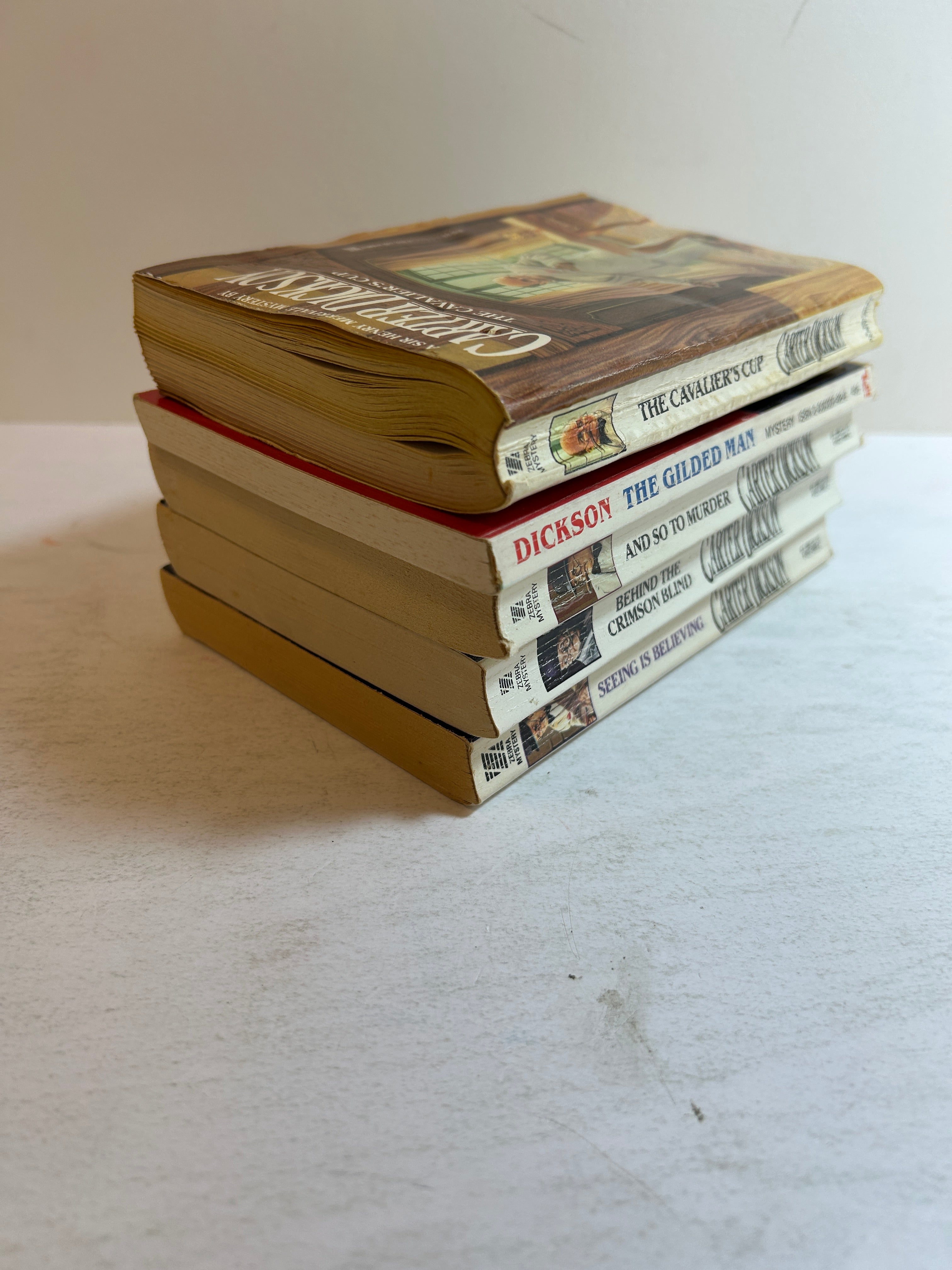 Lot of 5 " Sir Henry Merrivale" Series by Carter Dickson Mystery Zebra/iPL SC