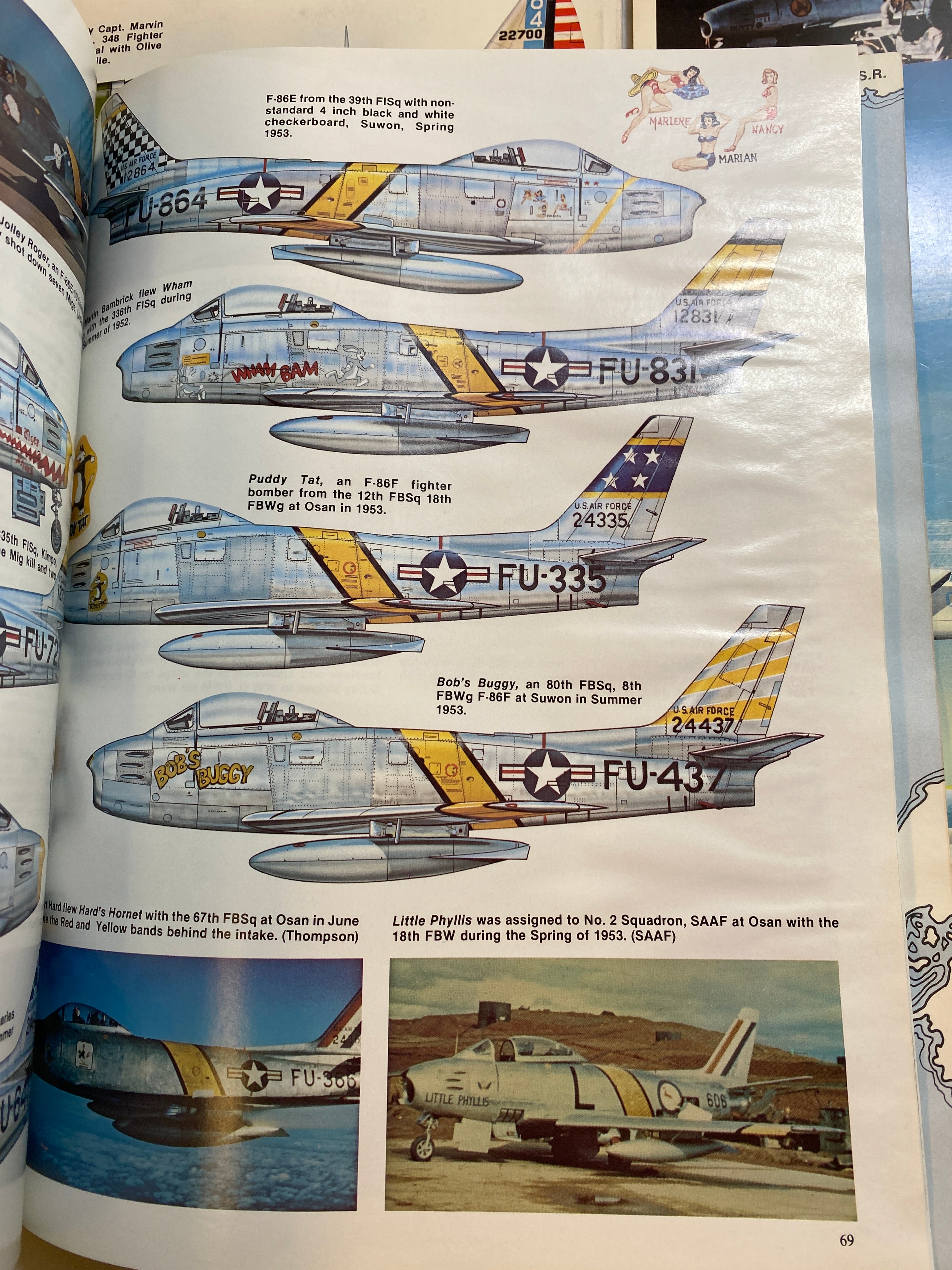 Lot of 5 Squadron/Signal Air Combat Books 1977-1984