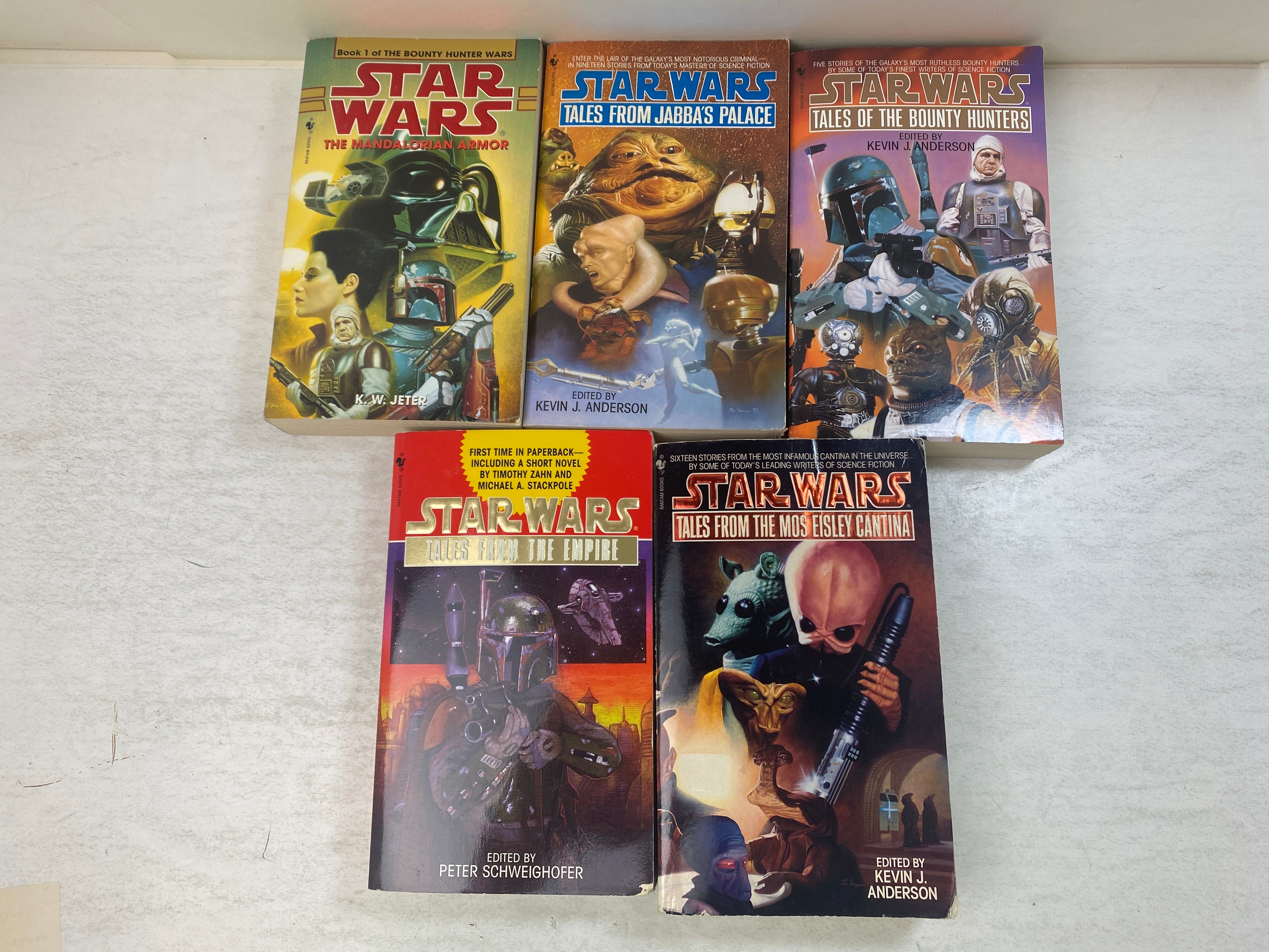 Lot of 5 Star Wars Paperbacks 1995-1998