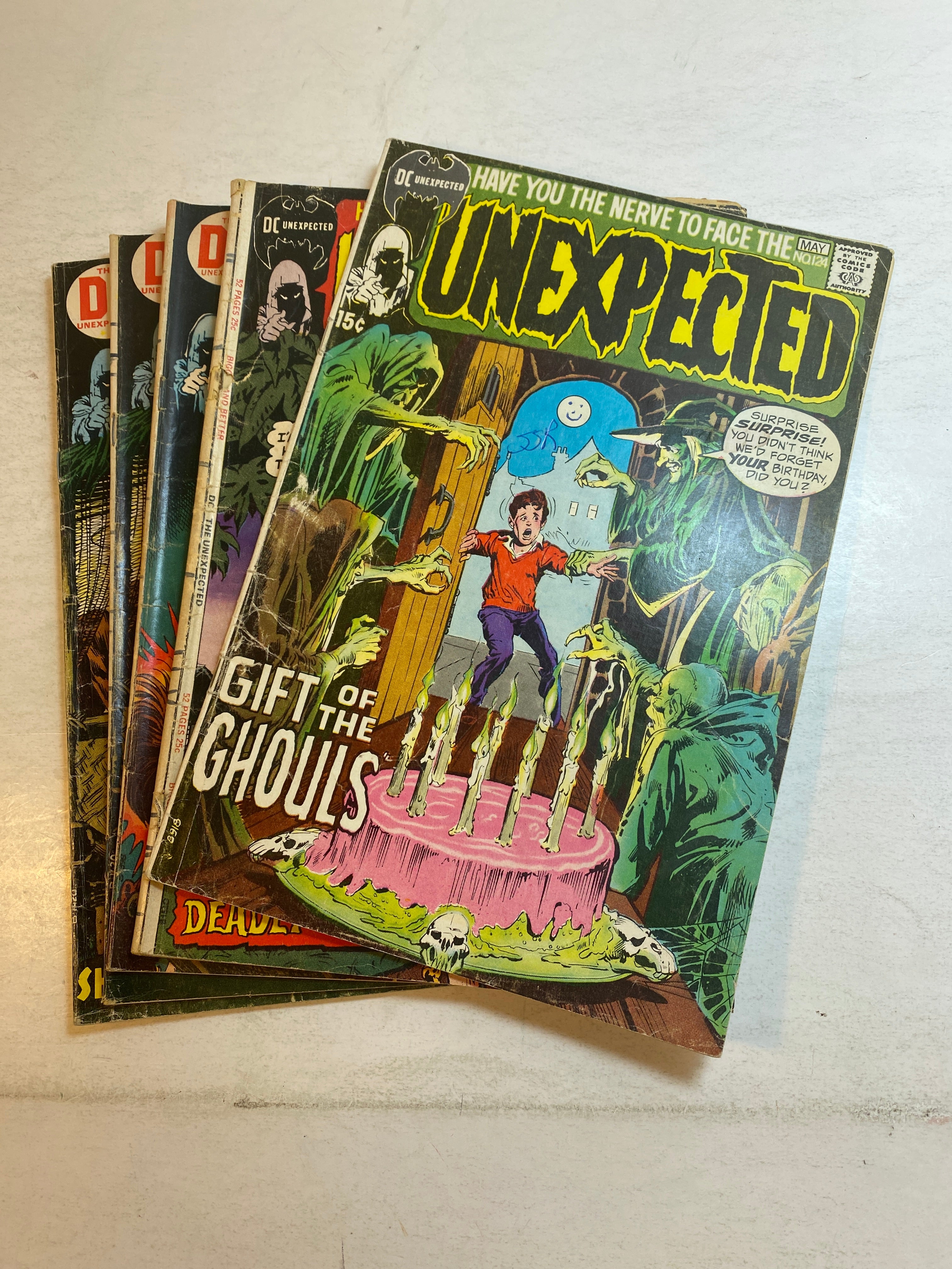 Lot of 5 Unexpected DC Comics 1971-1972