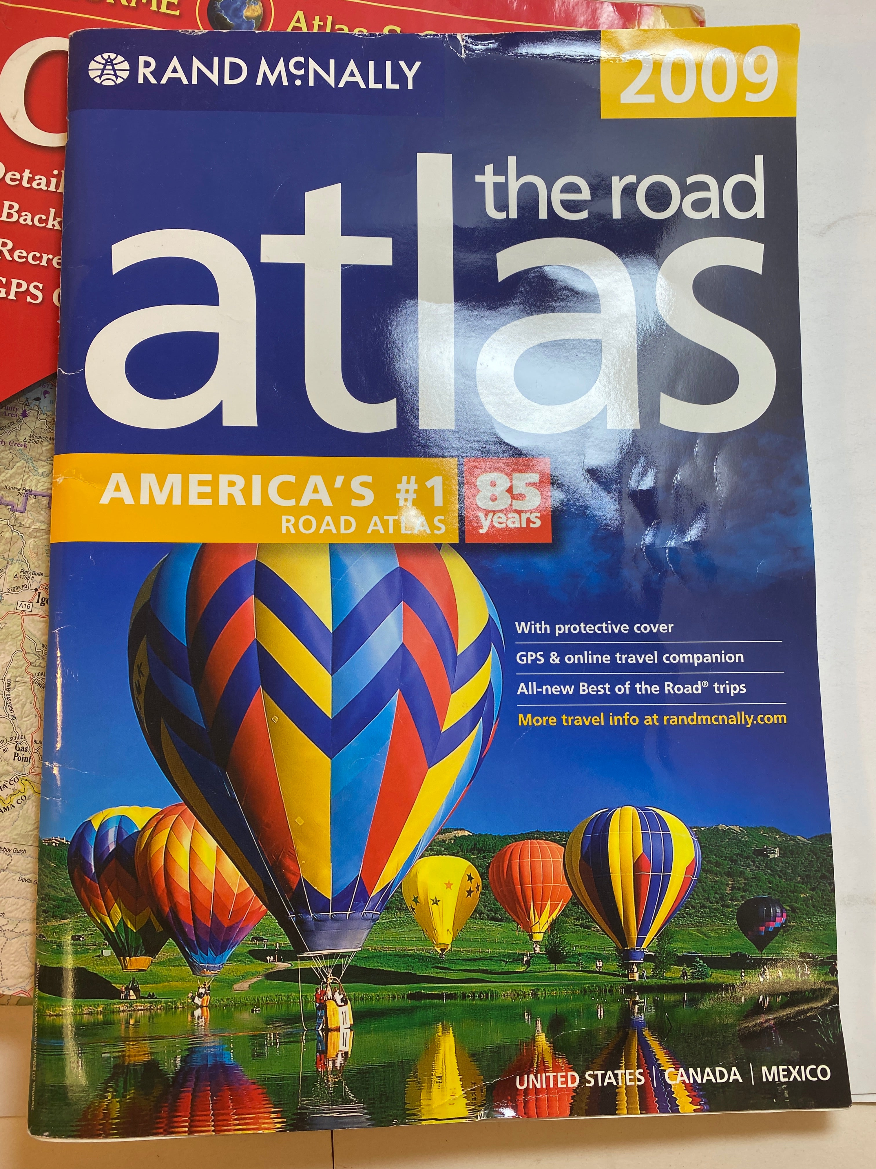 Lot of 5 US Atlas & Gazetteers California Wyoming NC Colorado