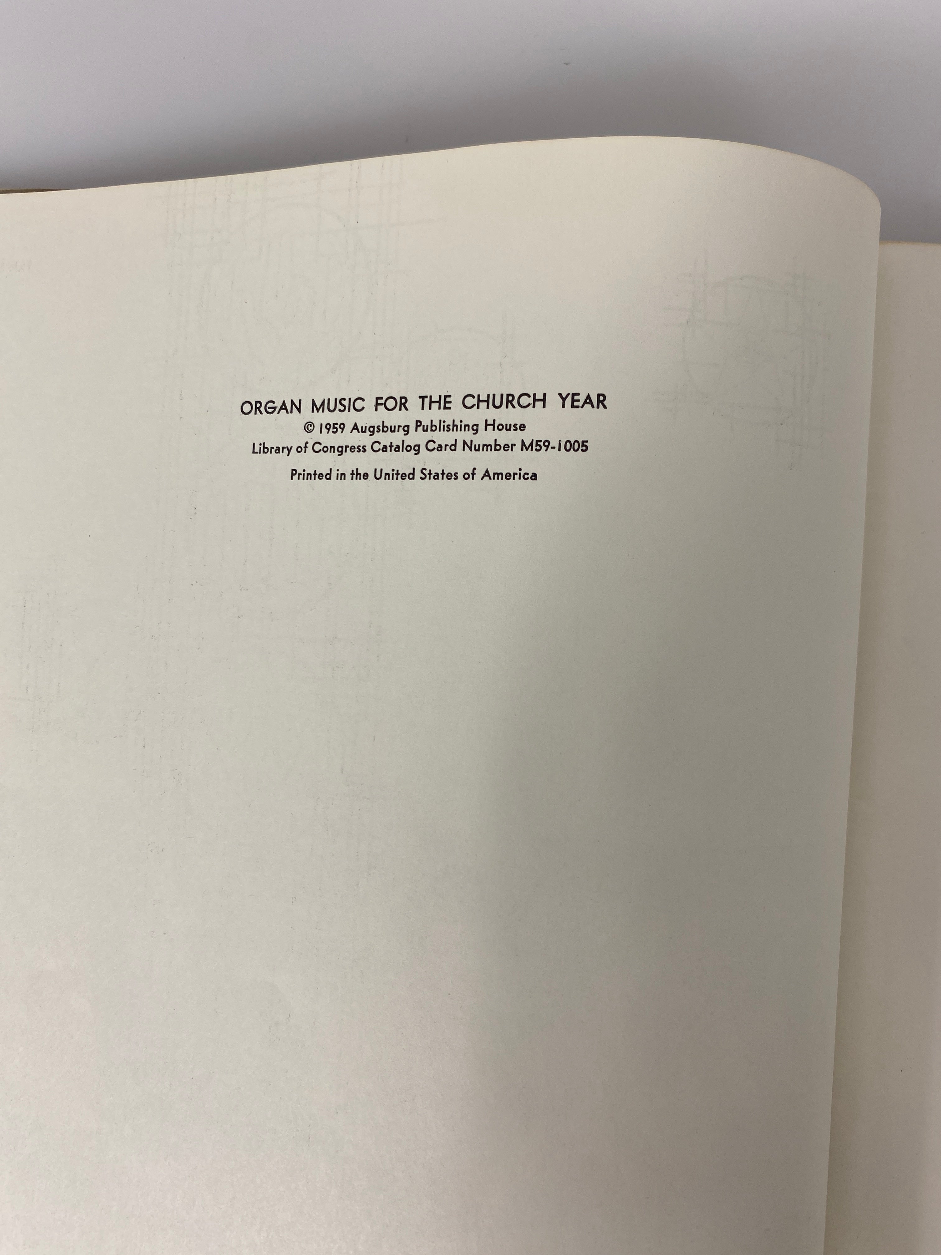 Lot of 5 Vintage Church Organ Music Books by Cassler/Thomas/Coleman/Bach SC