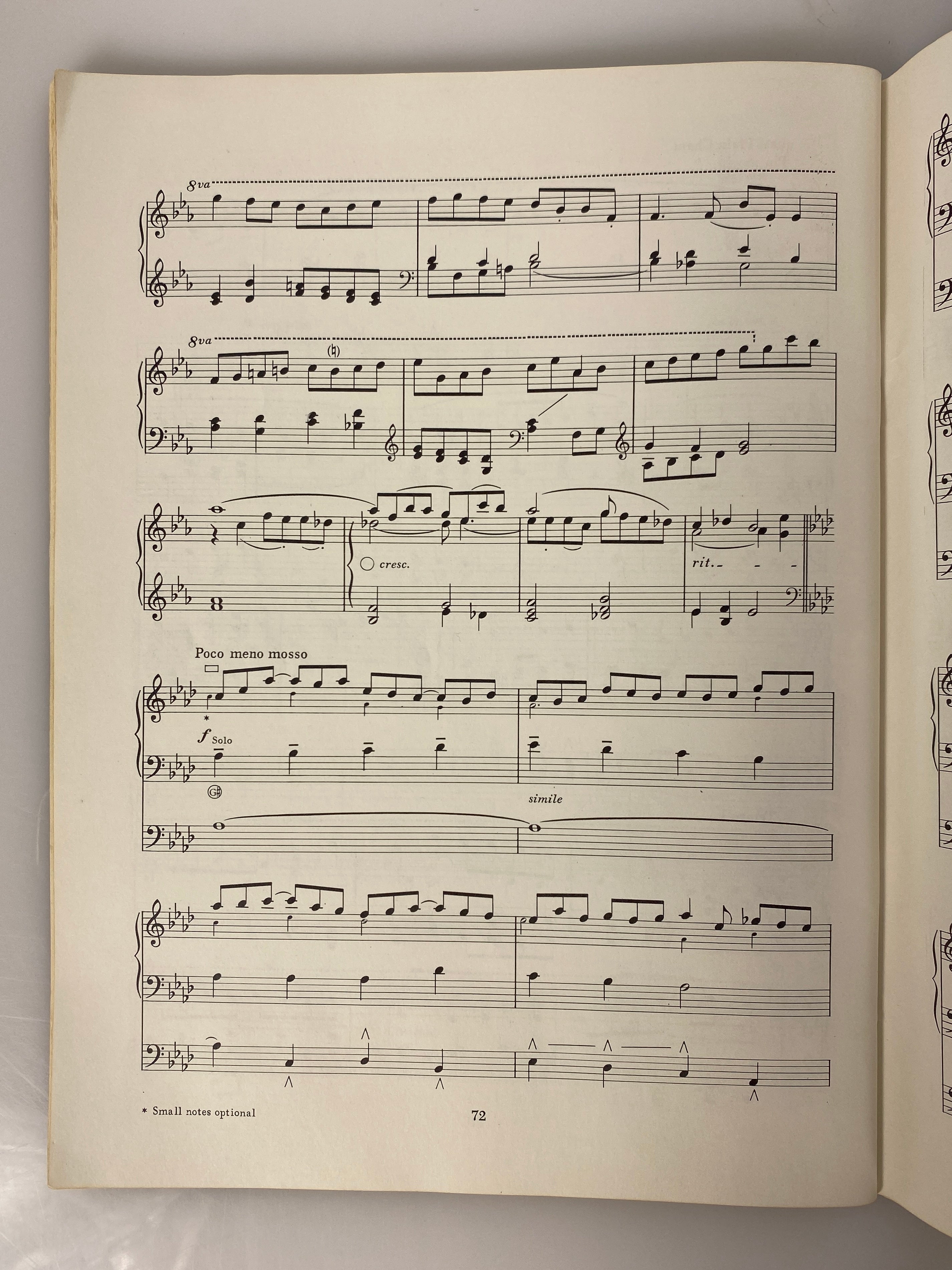 Lot of 5 Vintage Church Organ Music Books by Cassler/Thomas/Coleman/Bach SC