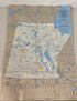 Lot of 5 Vintage Nat Geo Canada Maps: Close-Up Canada/Canada AK & Greenland