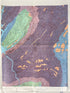 Lot of 5 Vintage North Carolina Geological Survey Wall Maps 1971-1992