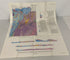 Lot of 5 Vintage North Carolina Geological Survey Wall Maps 1971-1992