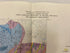 Lot of 5 Vintage North Carolina Geological Survey Wall Maps 1971-1992