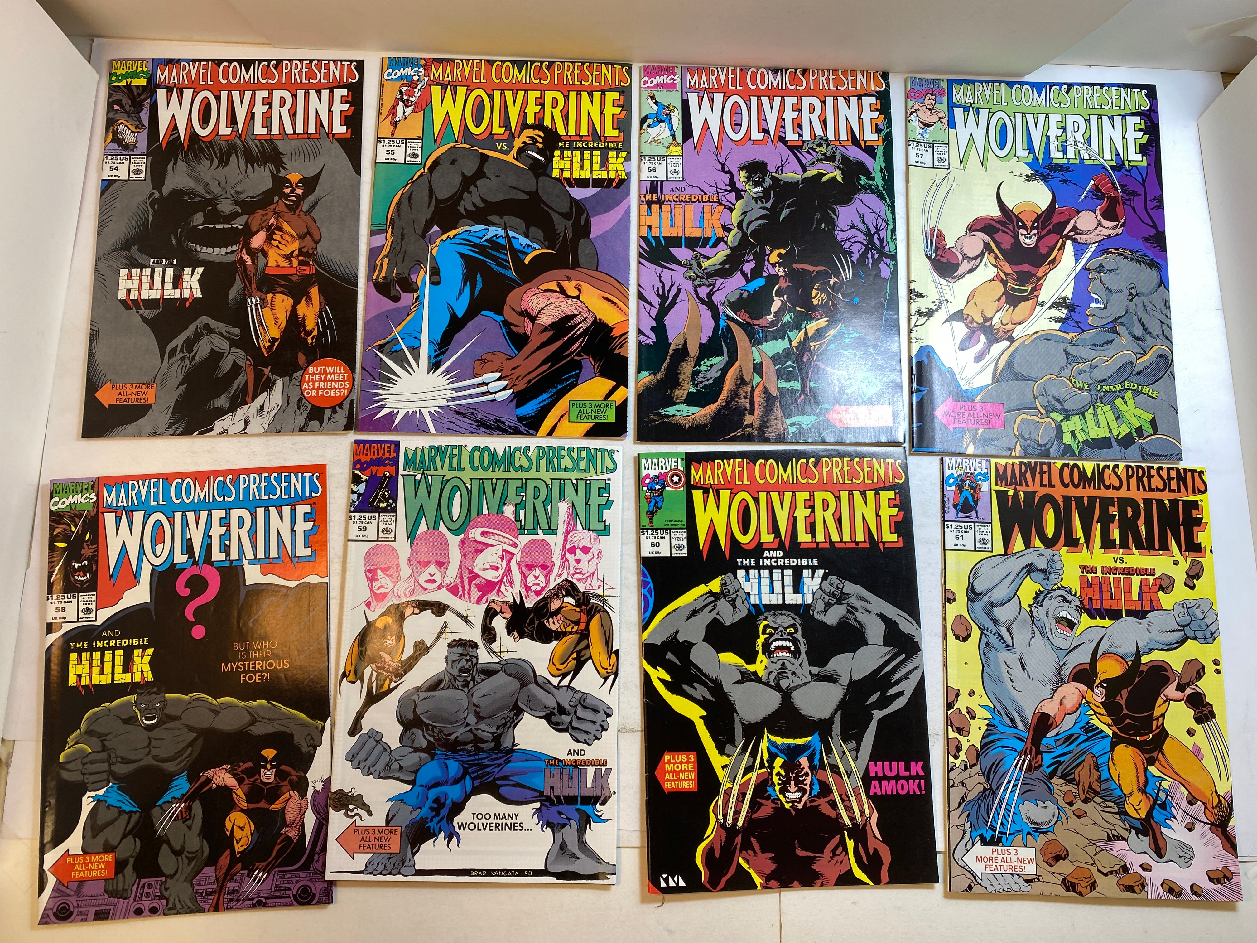 Lot of 56 Marvel Comics Presents Wolverine 1988-1991