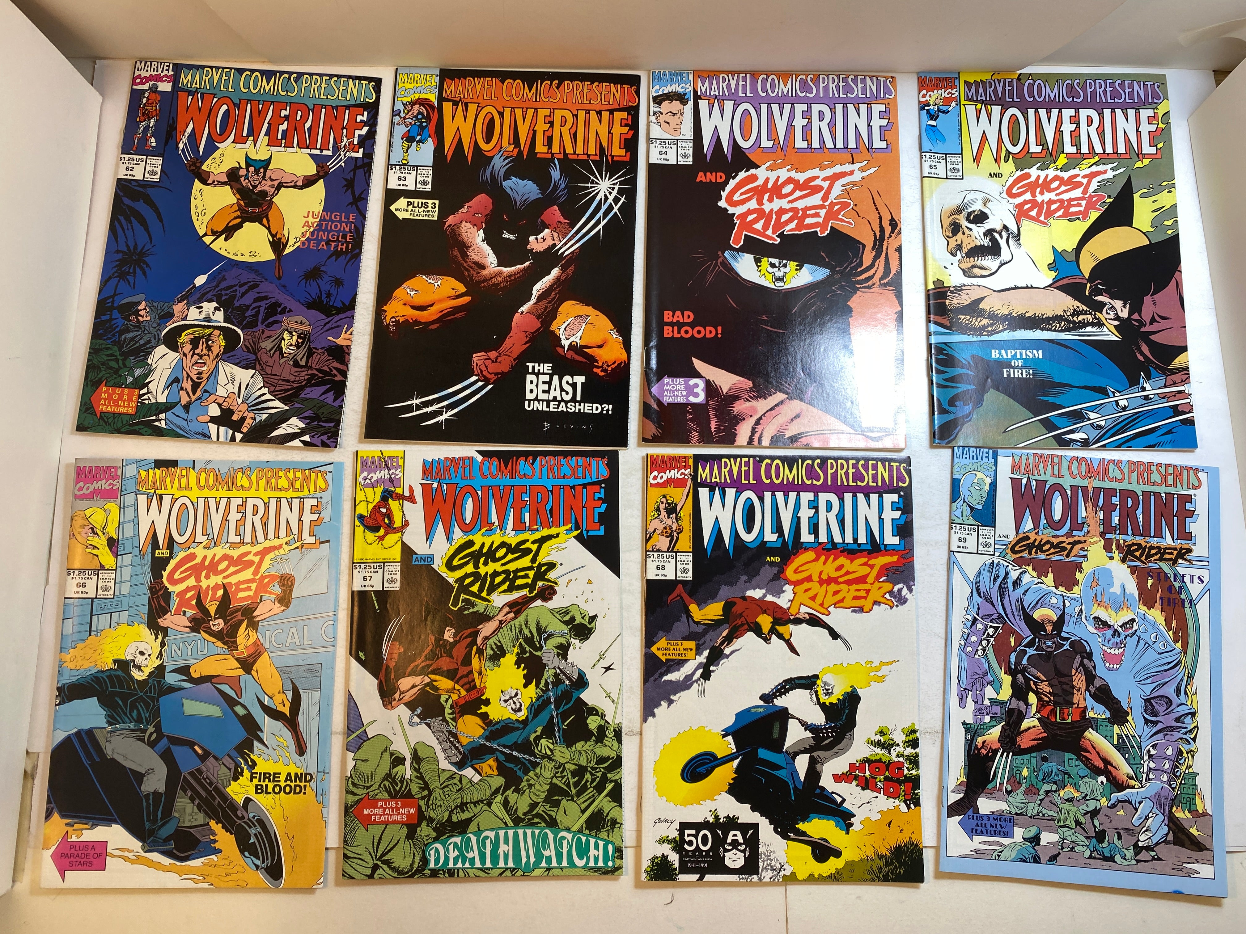 Lot of 56 Marvel Comics Presents Wolverine 1988-1991