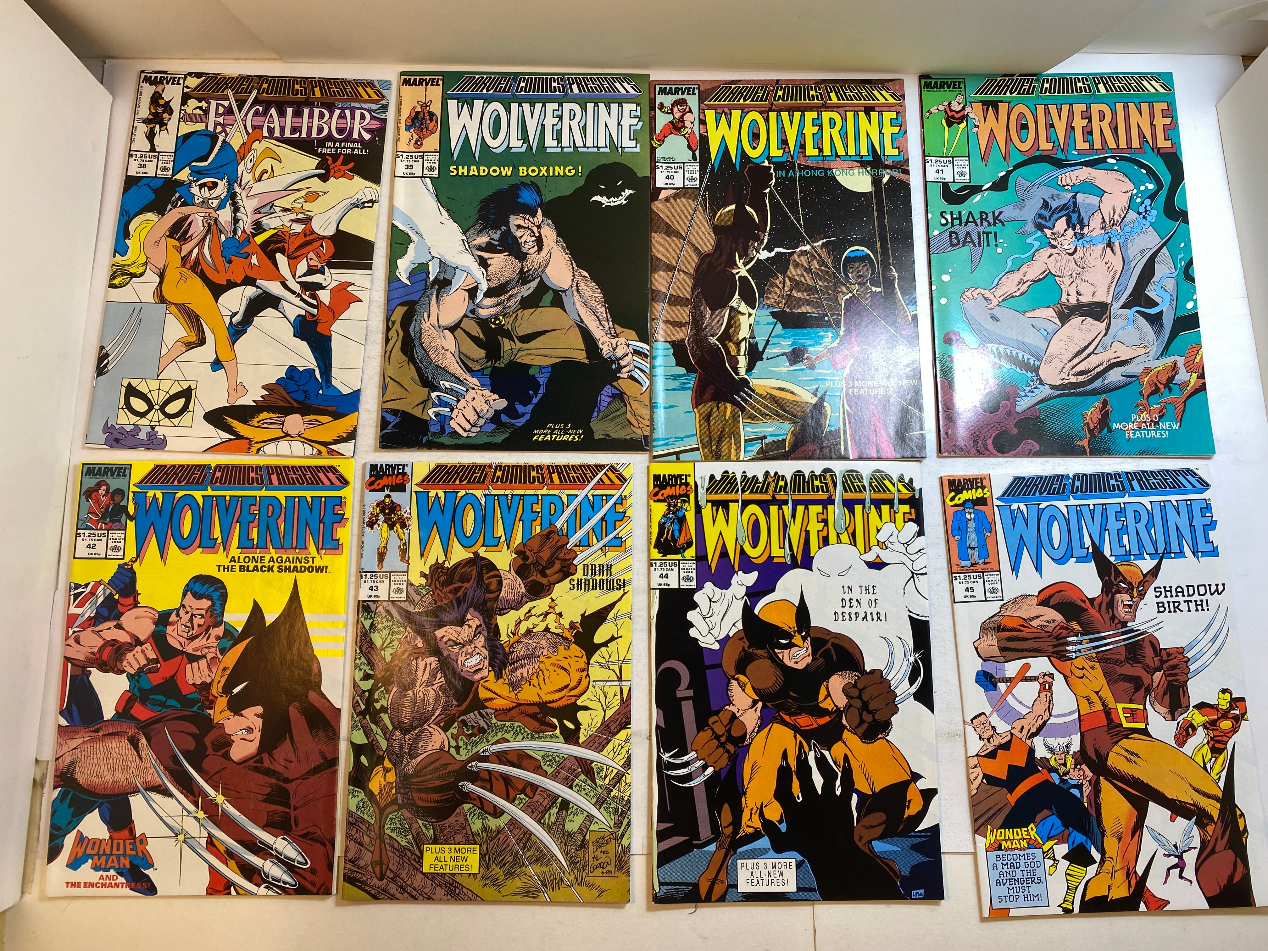 Lot of 56 Marvel Comics Presents Wolverine 1988-1991