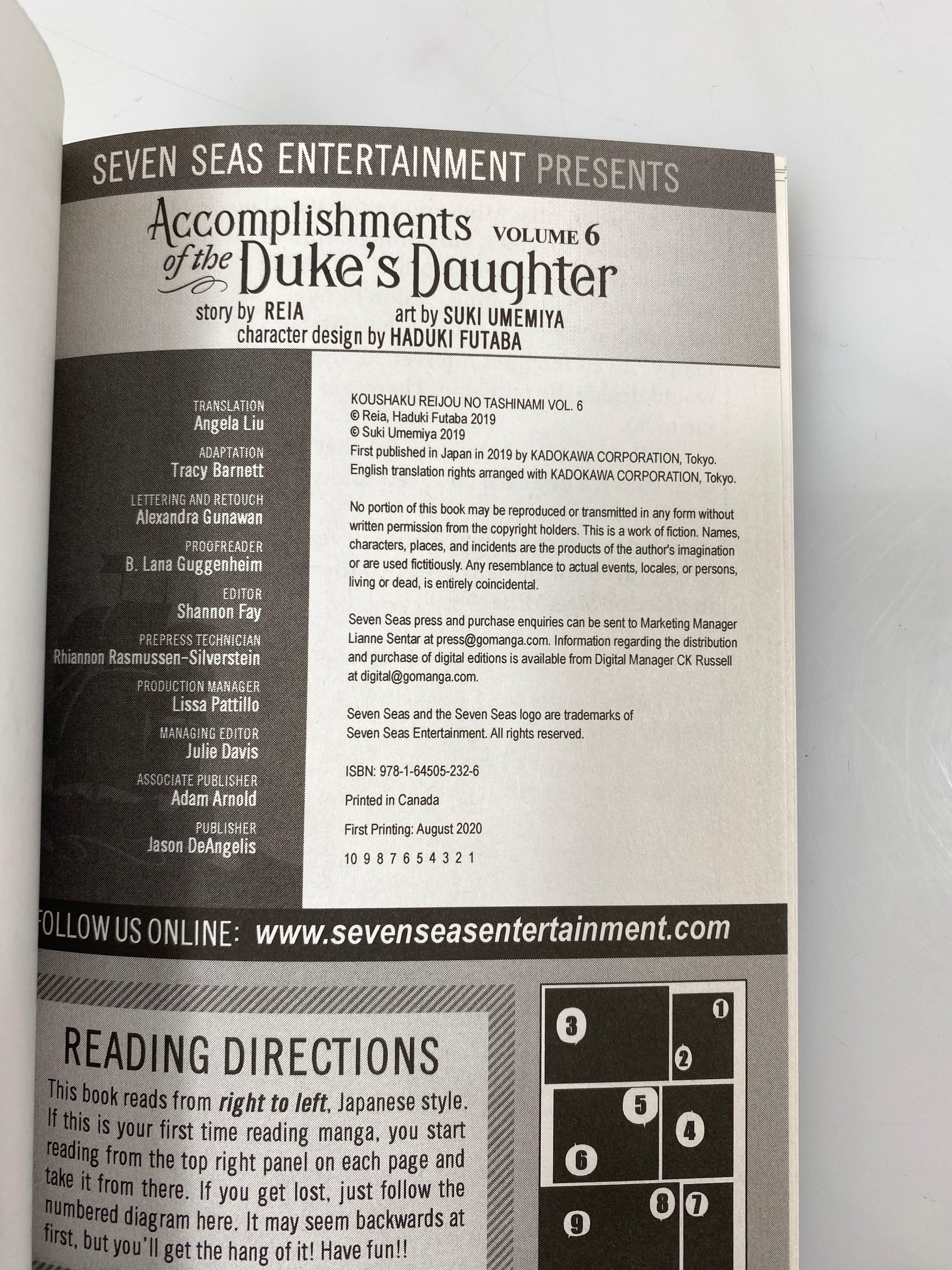 Lot of 6 Accomplishments of the Duke's Daughter Manga 2016-2019 SC