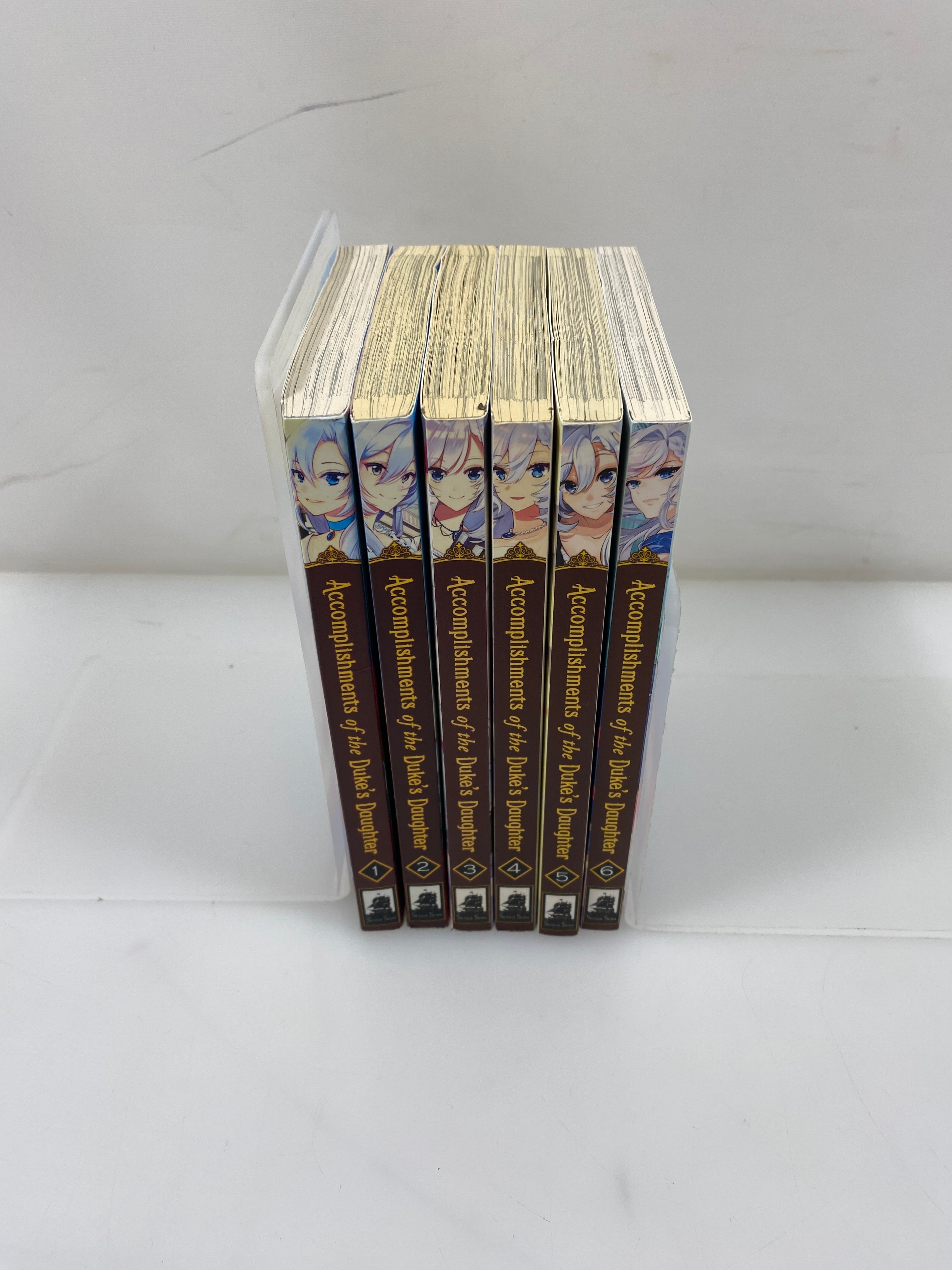 Lot of 6 Accomplishments of the Duke's Daughter Manga 2016-2019 SC