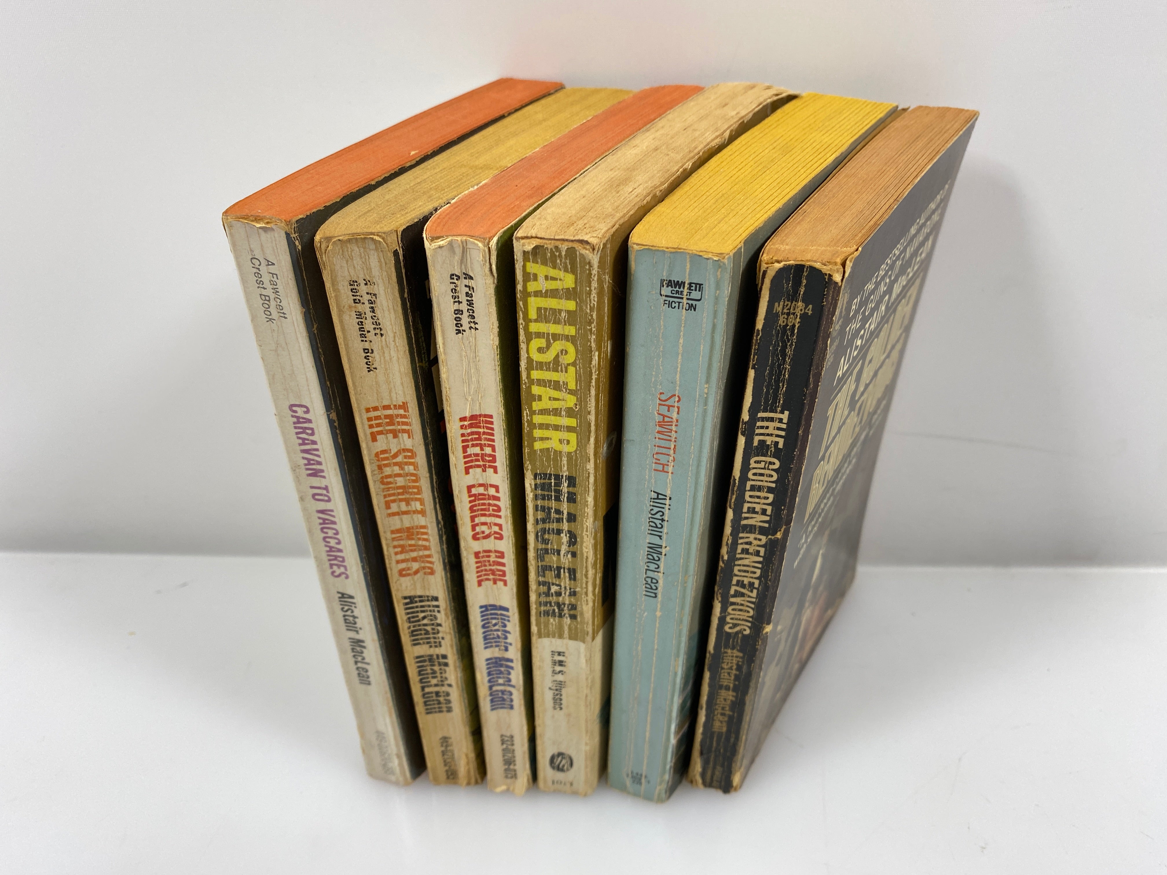 Lot Of 6 Alister MacLean Action Novels SC 1959-1977