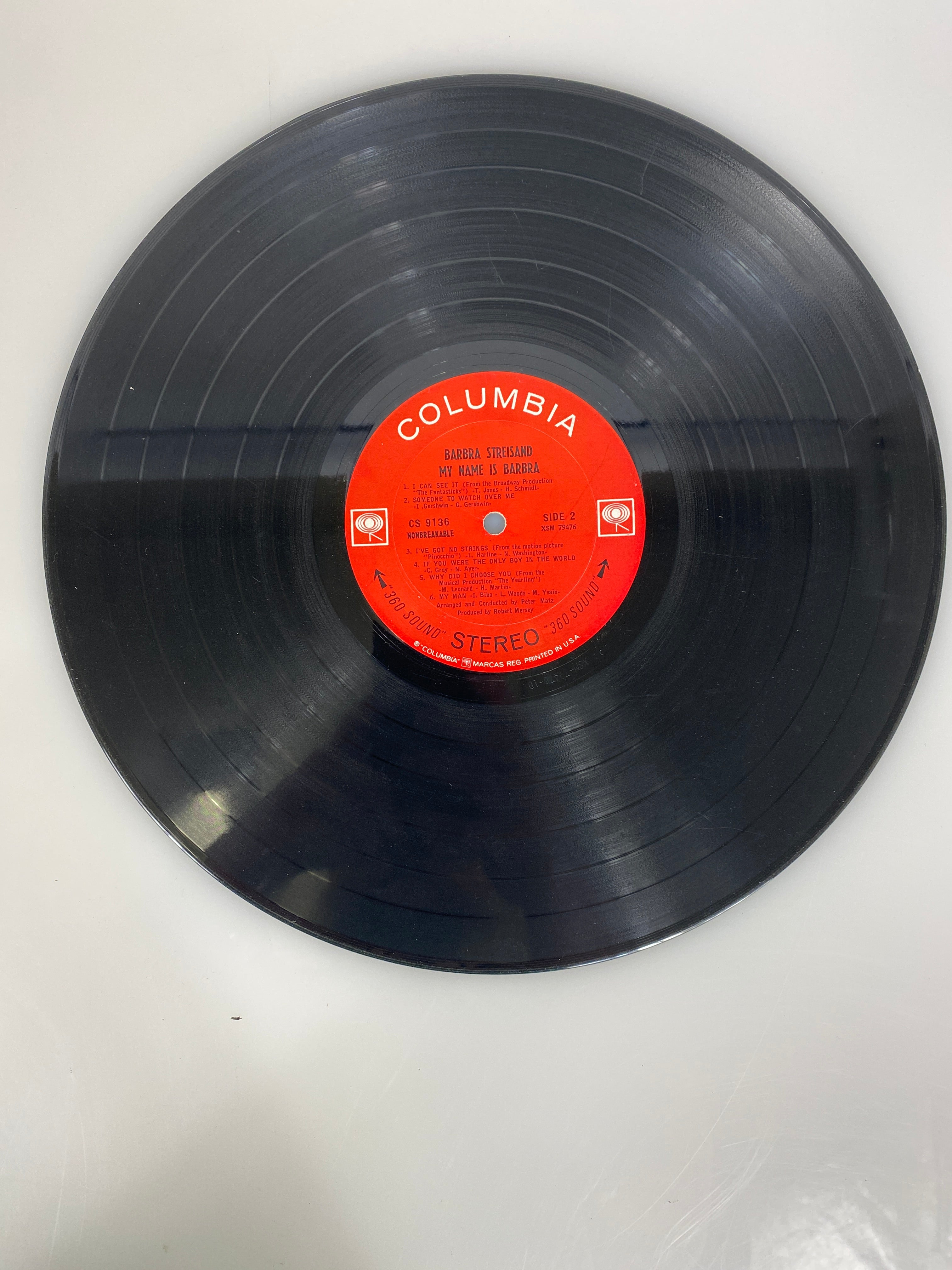 Lot of 6 Barbra Streisand Vinyl Records 1963-1971