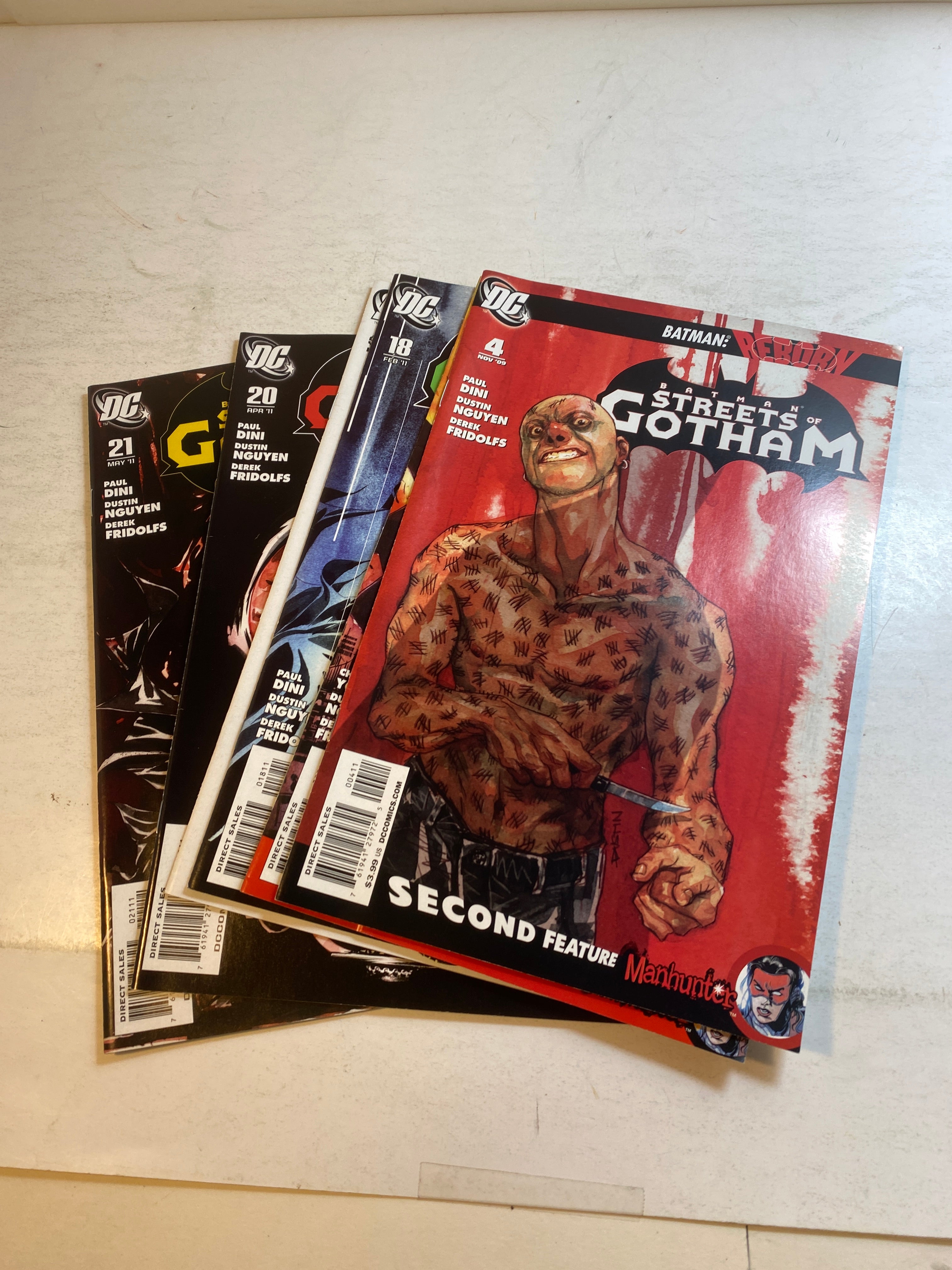 Lot of 6 Batman Streets of Gotham DC Comics 2009-2011