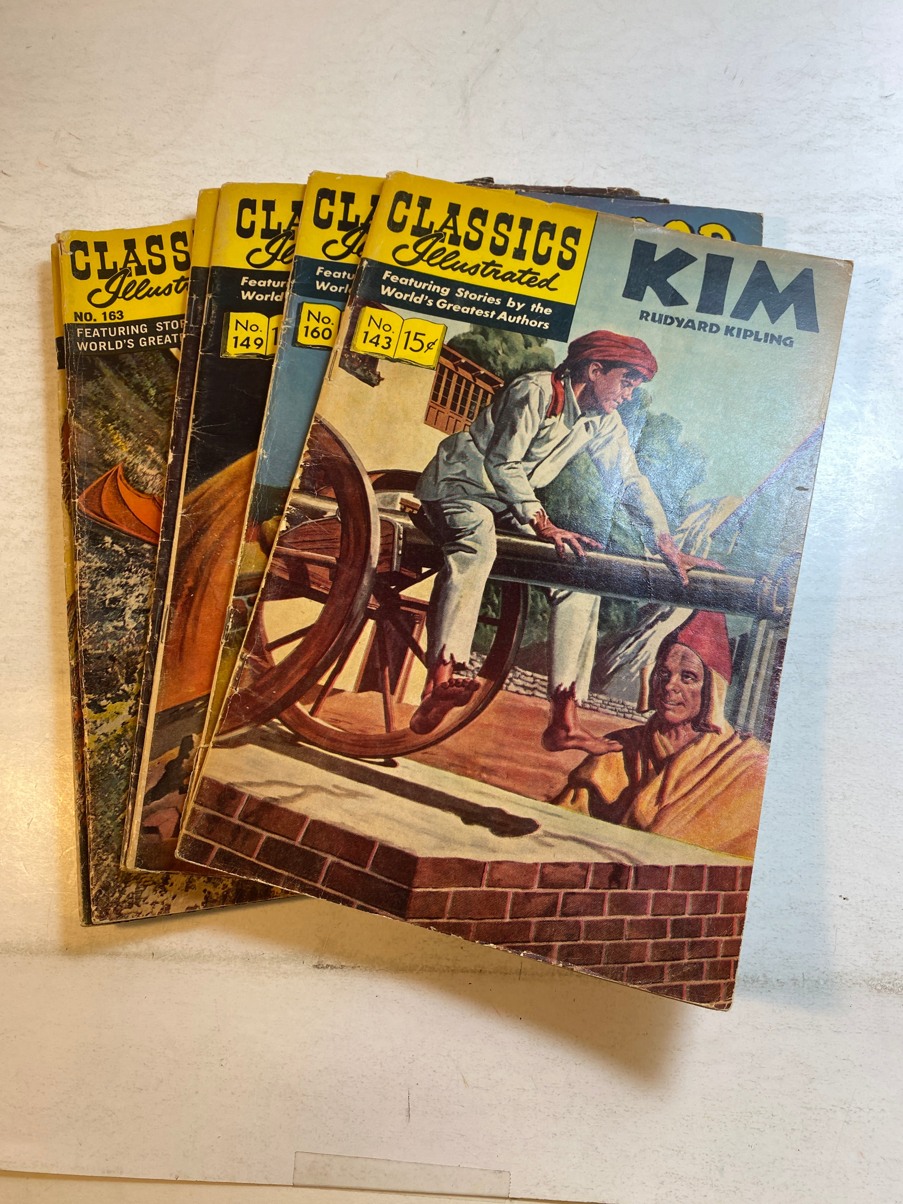 Lot of 6 Classics Illustrated 143-166