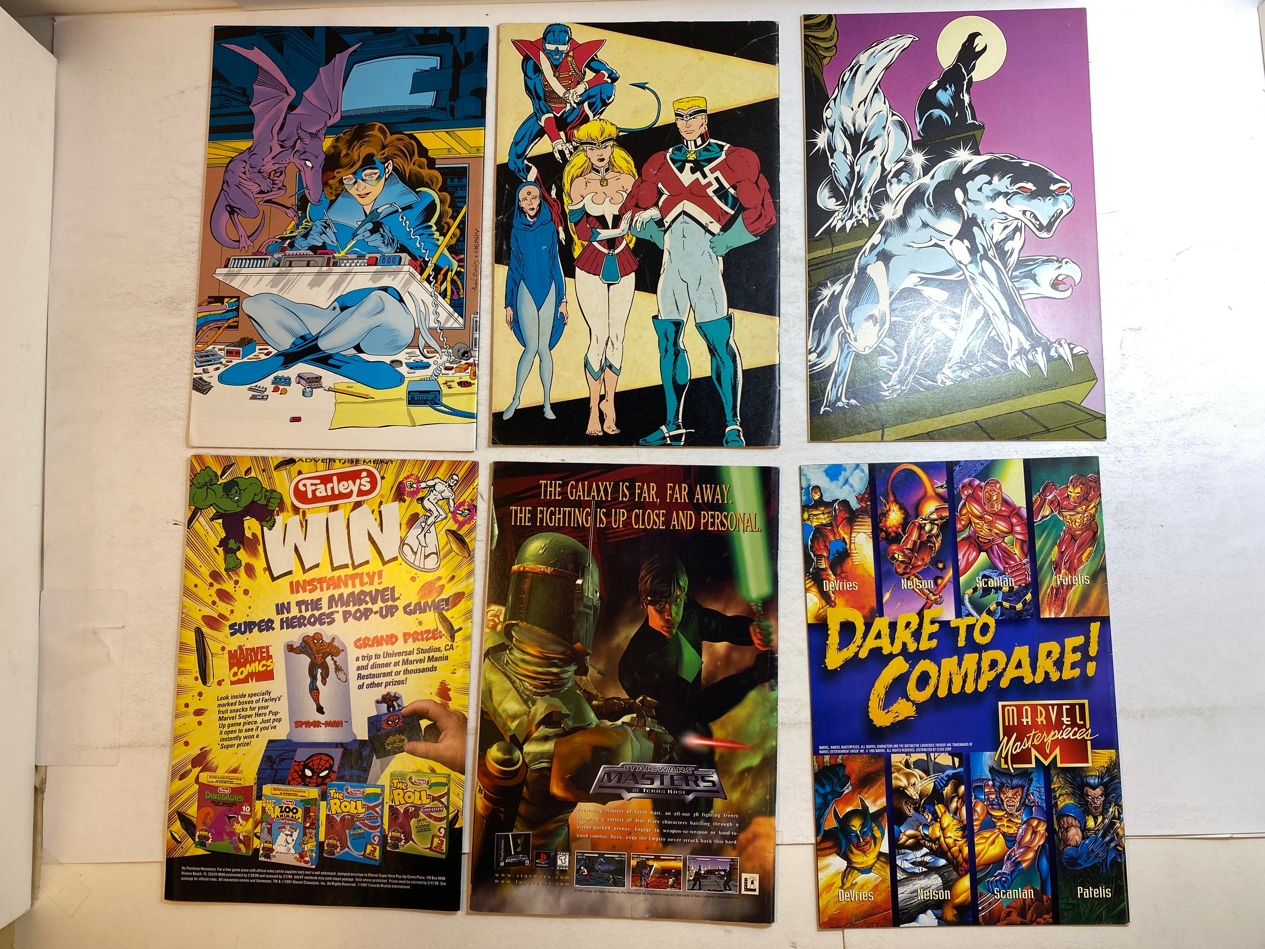 Lot of 6 Excalibur Marvel Comics 1988-1998