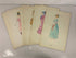 Lot of 6 Fashion Plates 1819-1834