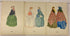 Lot of 6 Fashion Plates 1841-1860