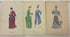 Lot of 6 Fashion Plates 1890-1898