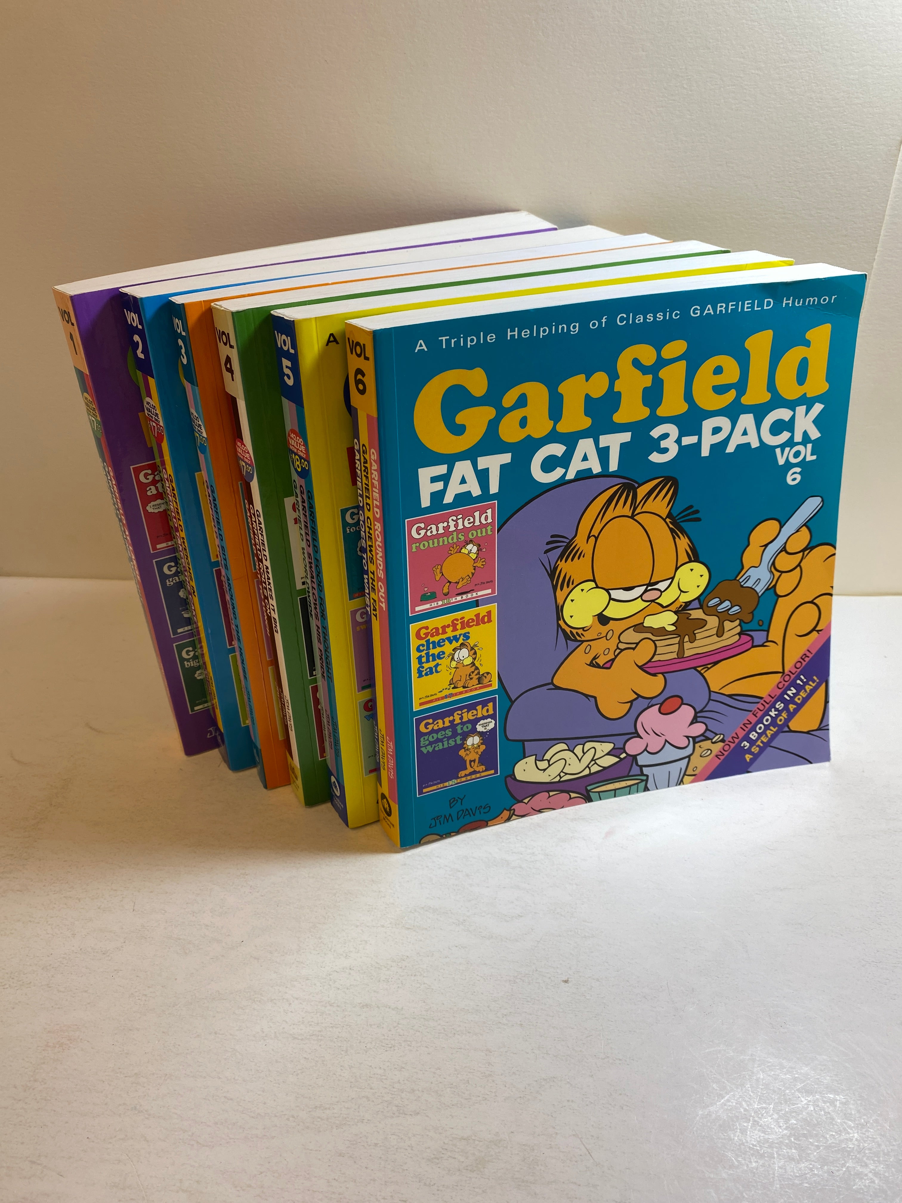 Lot of 6 Garfield Fat Cat 3 Pack Volume 1-6 2003-2011