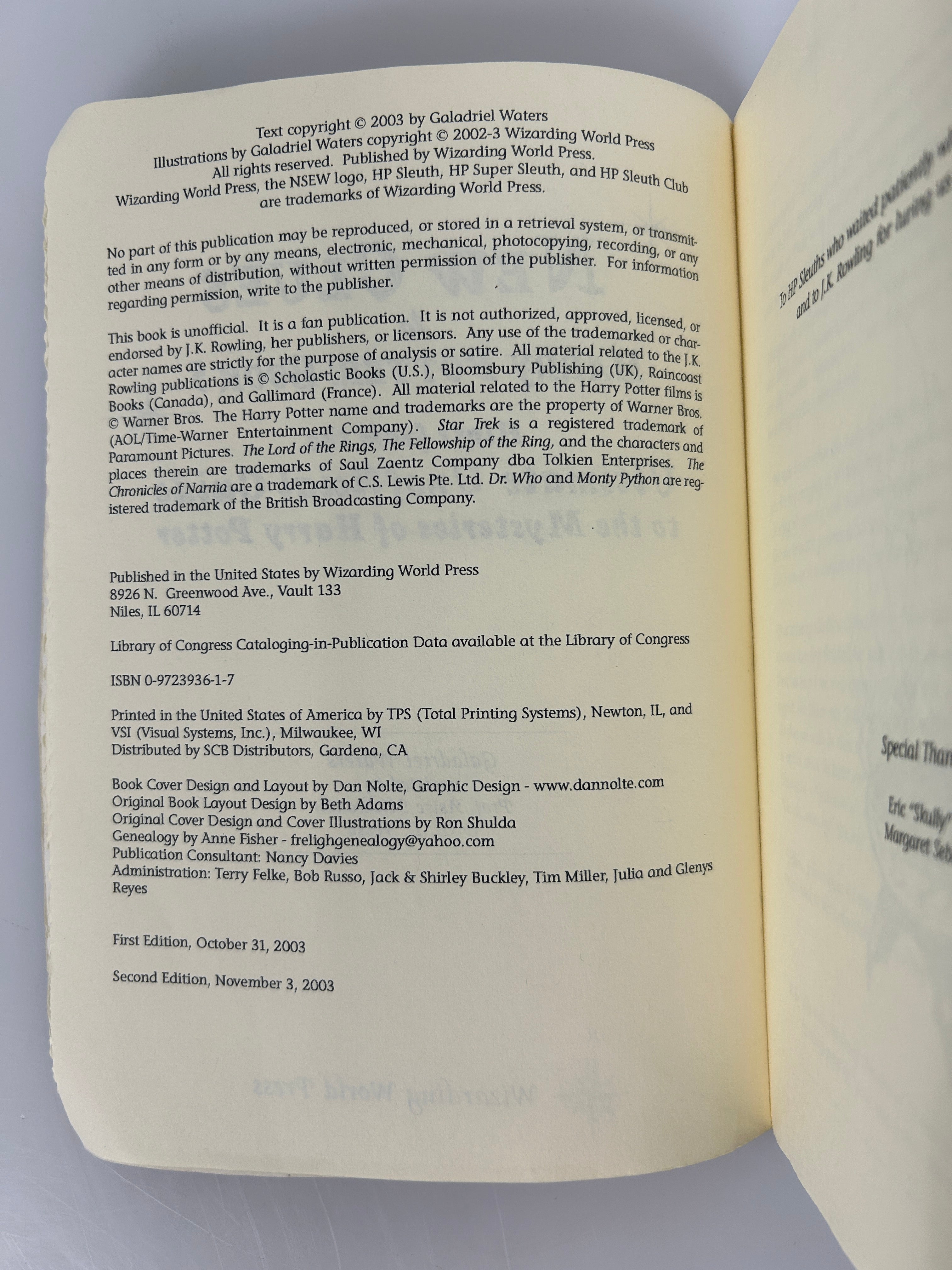 Lot of 6 Harry Potter Companion Books-2  Ex-Lib