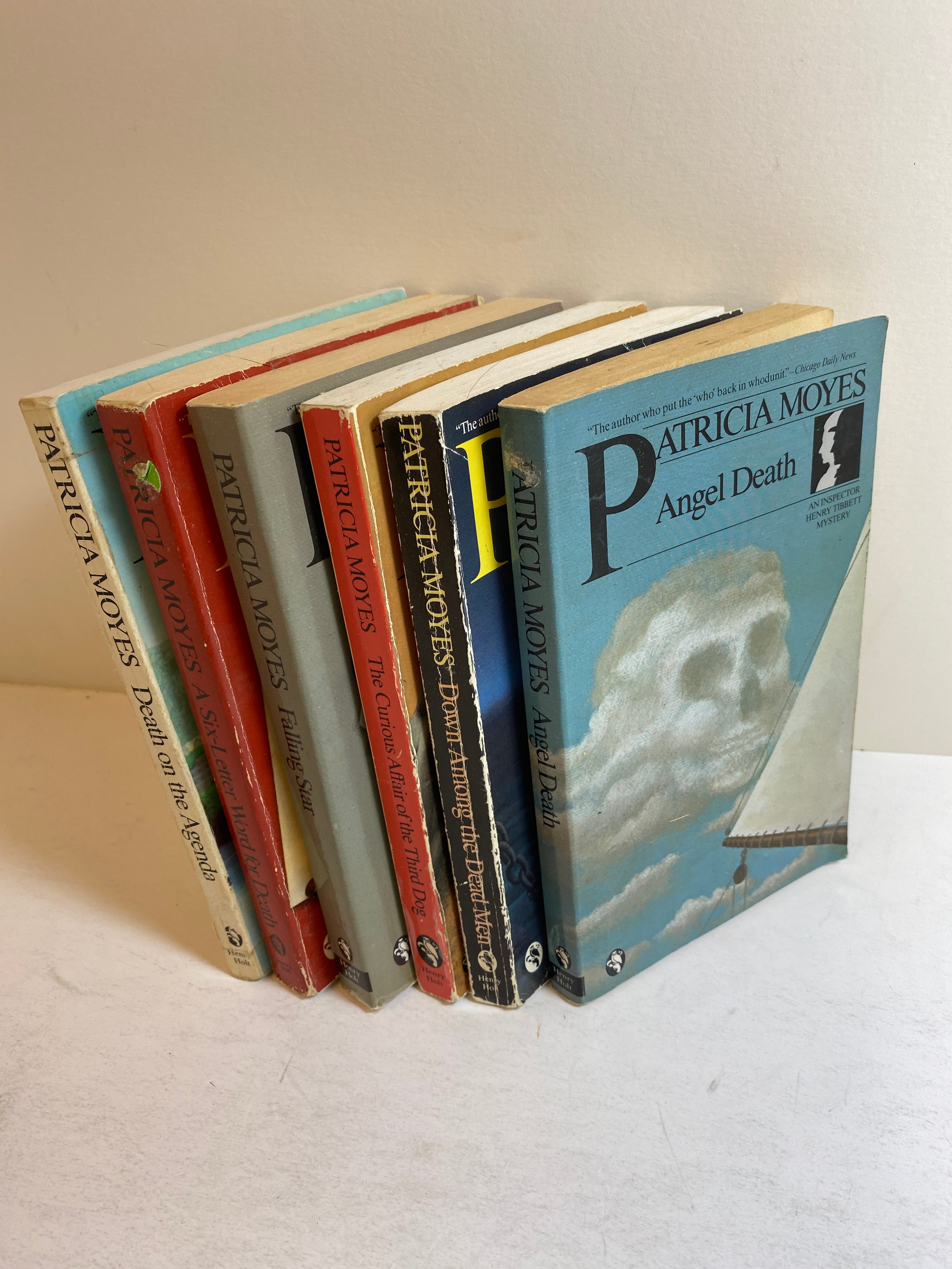 Lot of 6 Inspector Henry Tibbett Mysteries Patricia Moyes