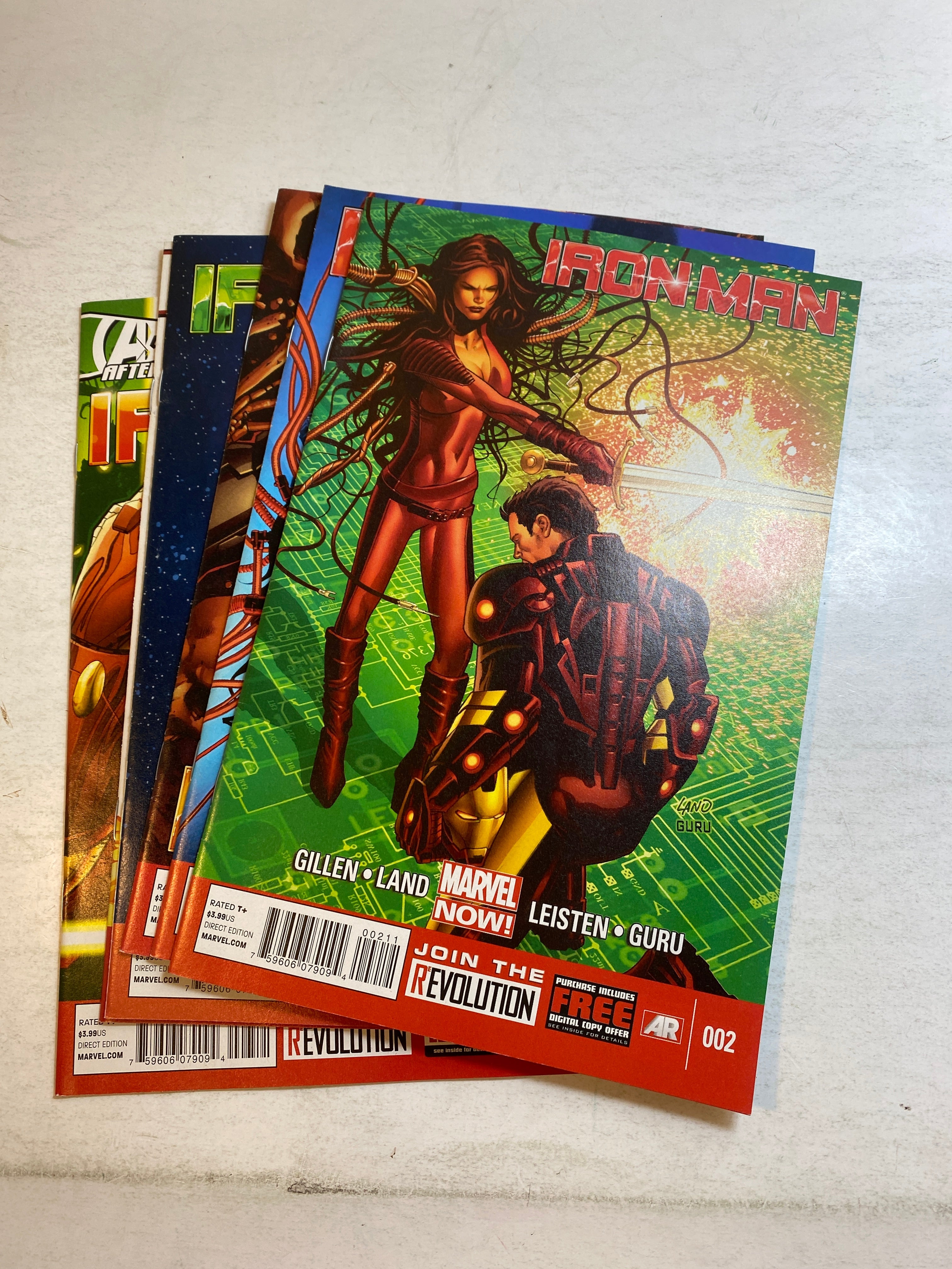 Lot of 6 Iron Man Marvel Comics 2013