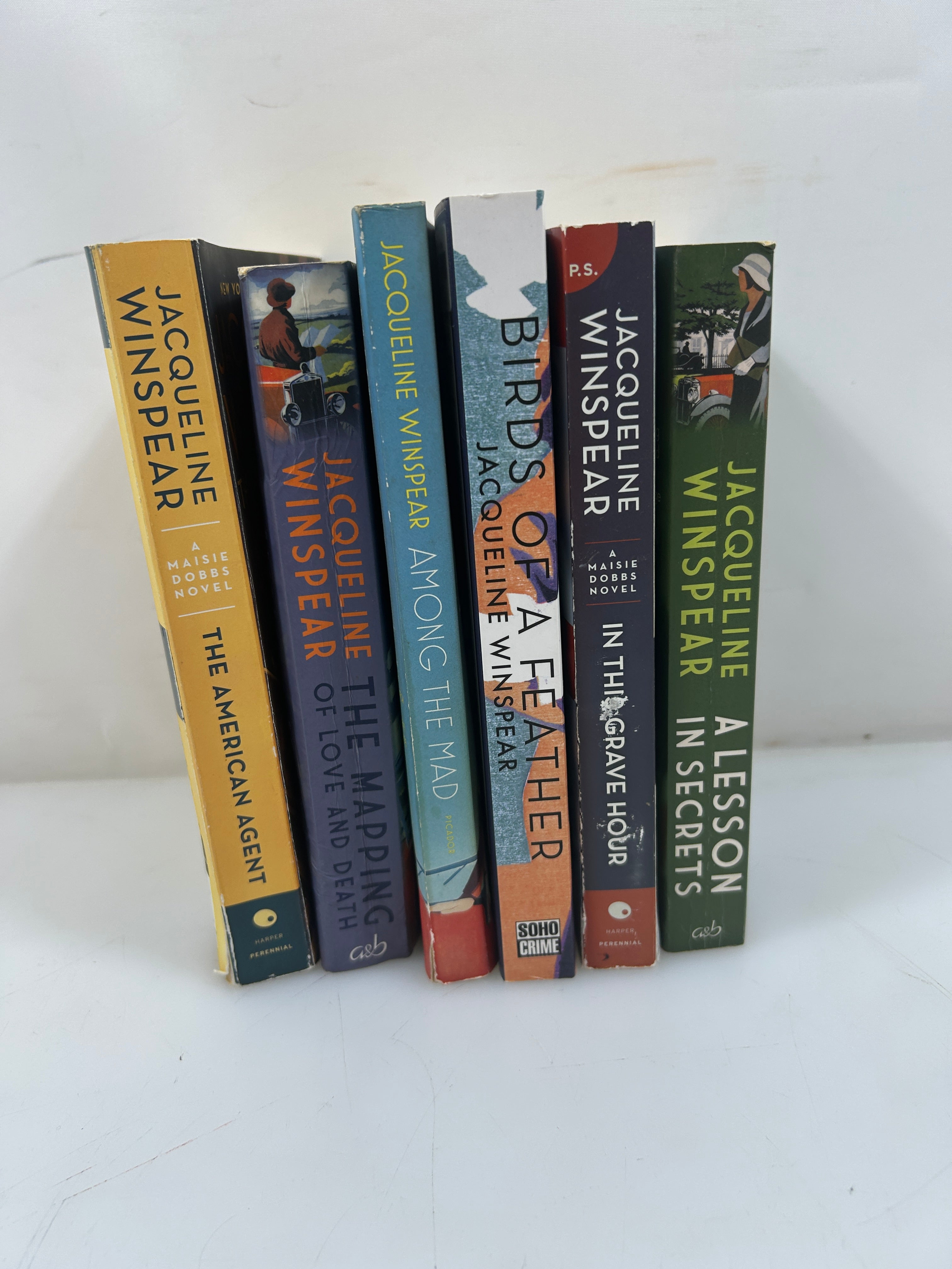 Lot of 6 Maisie Dobbs Novels by Jacqueline Winspeare SC