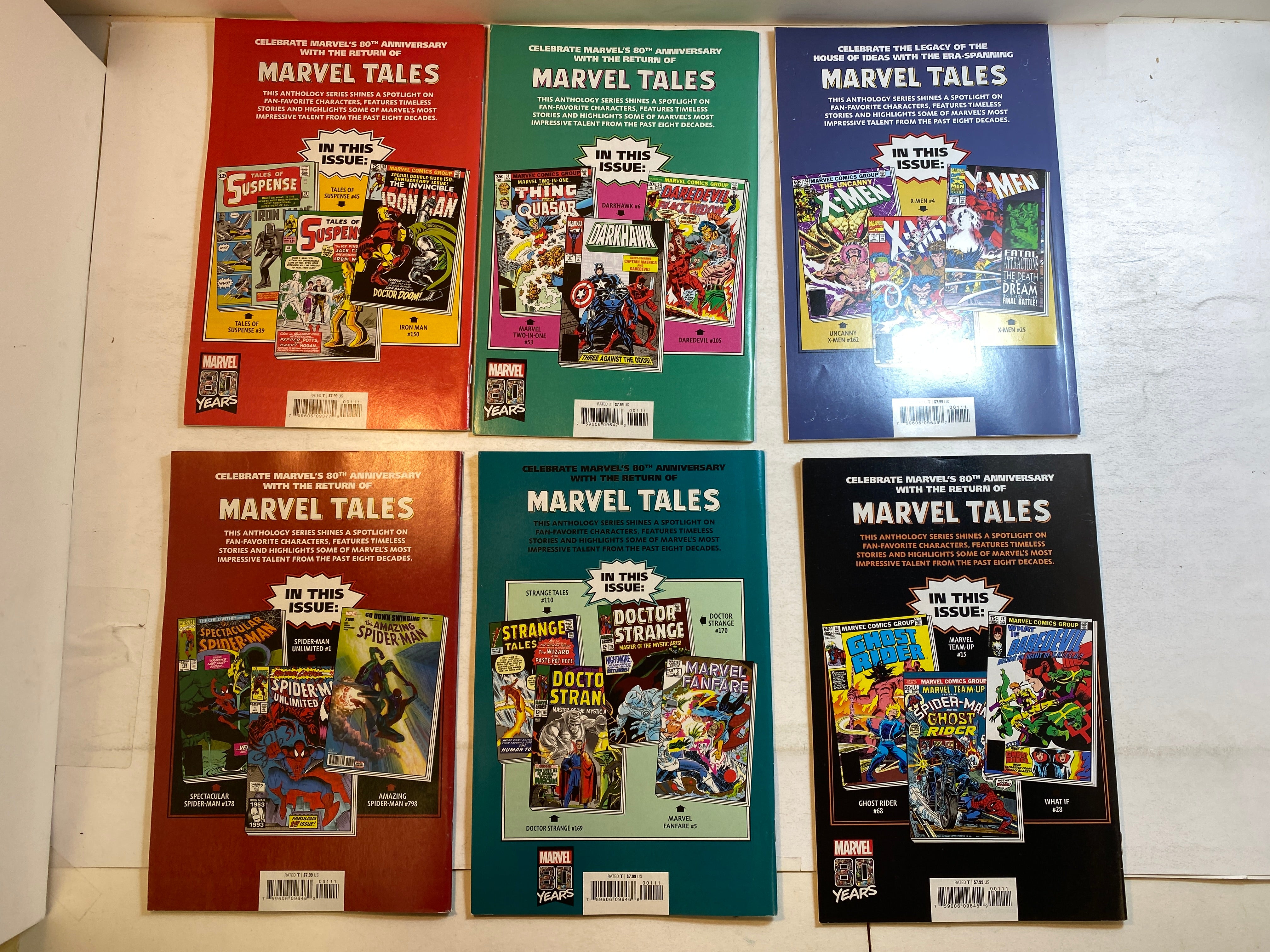 Lot of 6 Marvel Tales Comics 2019-2020