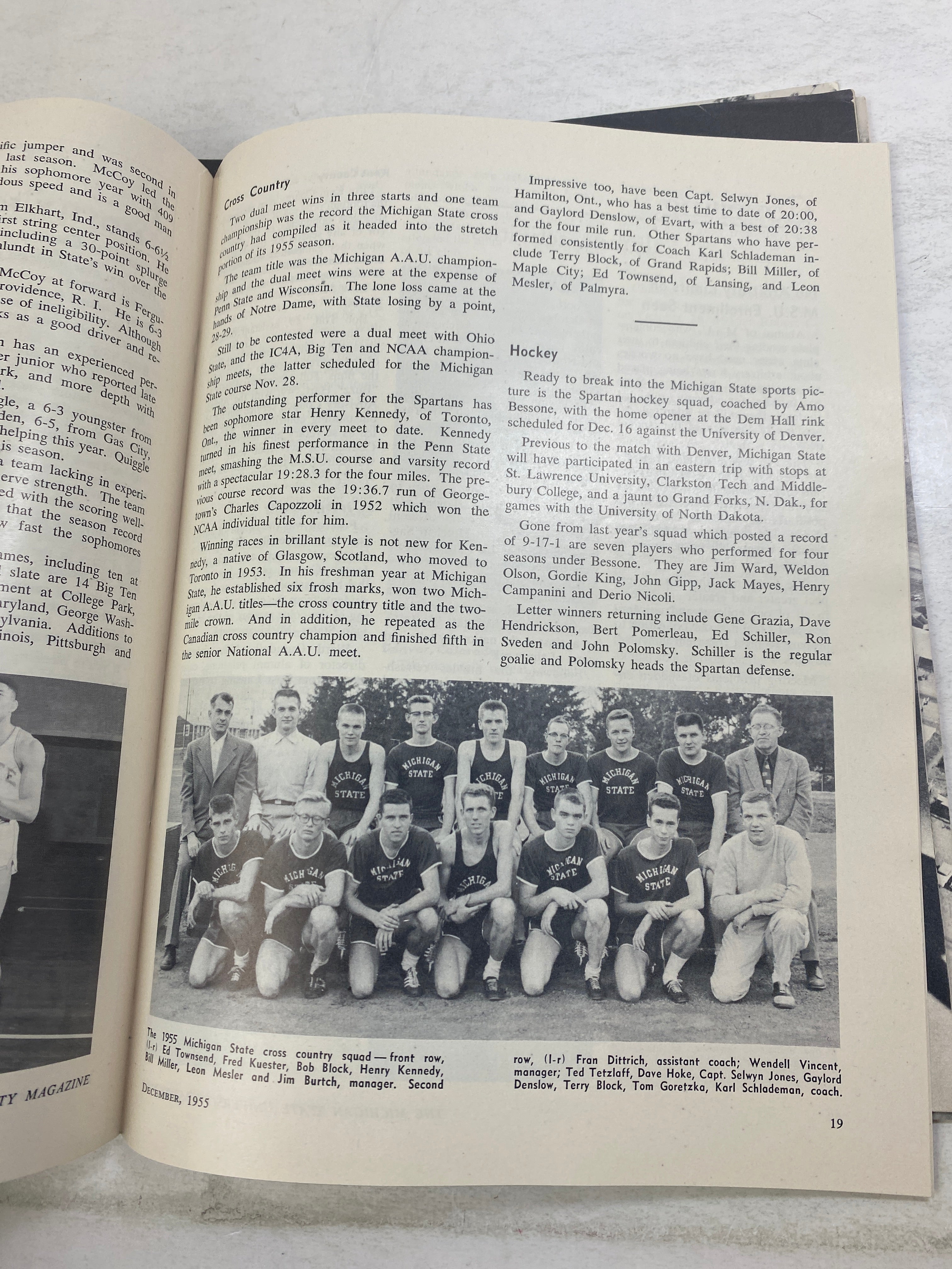 Lot of 6 Michigan State MSU Magazine 1955-1956