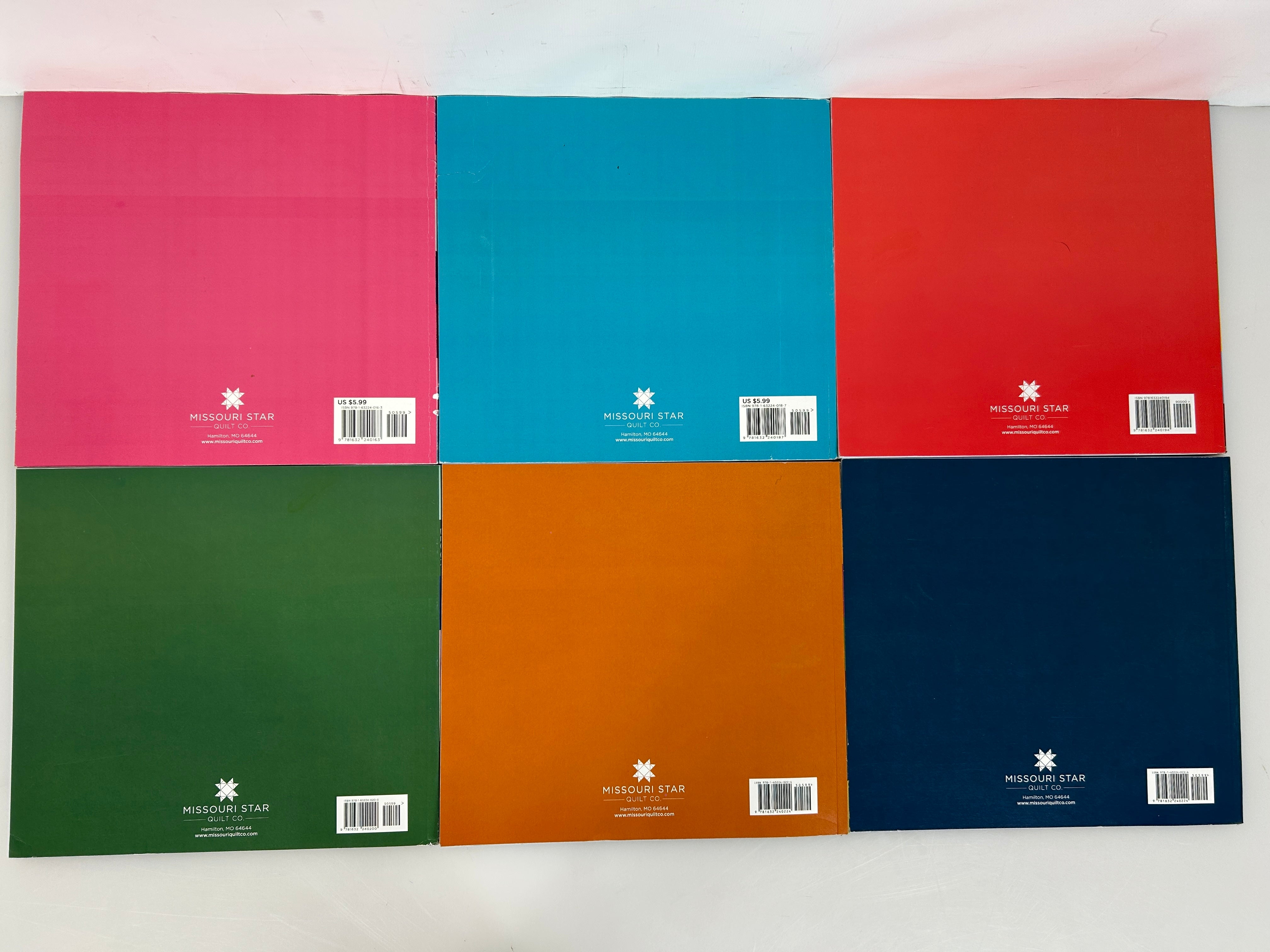 Lot of 6 Missouri Star Quilt Co BLOCK Magazines Vol.3 Full Year (1-6) 2016