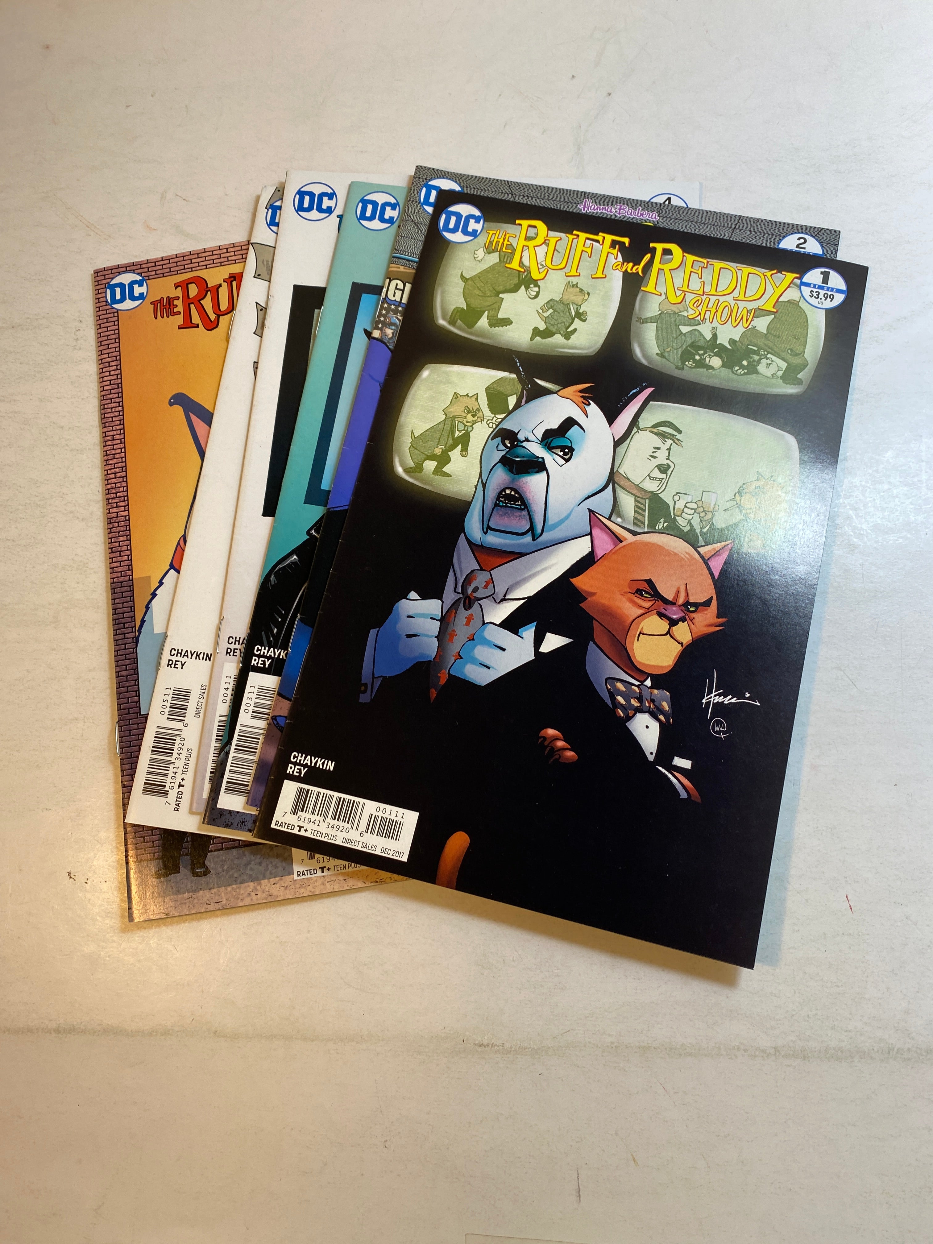 Lot of 6 Ruff and Reddy Show DC Comics 2017-2018