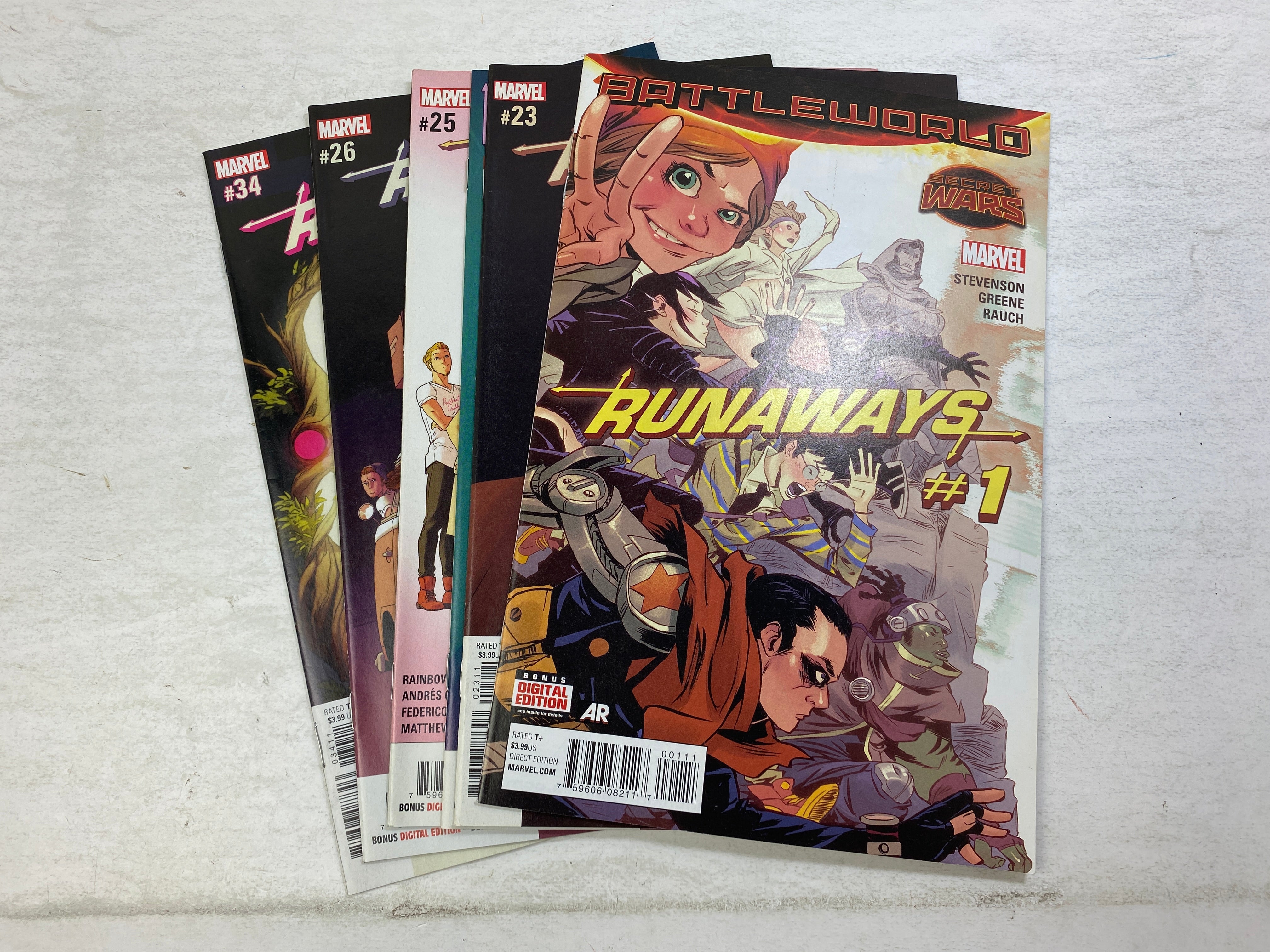 Lot of 6 Runaways Marvel Comics 2015-2021