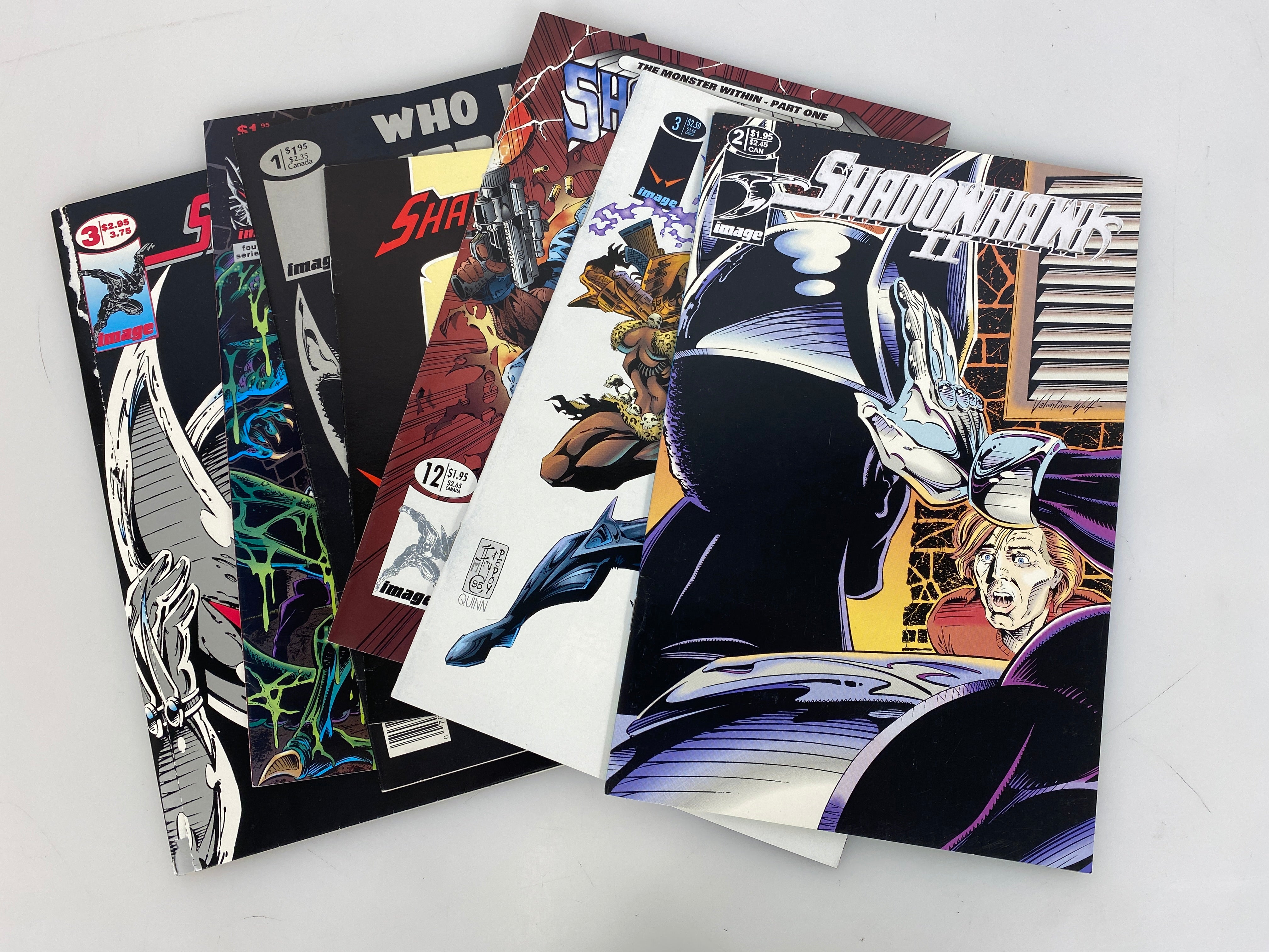 Lot of 6 Shadowhawk Image Comics 1992-1994