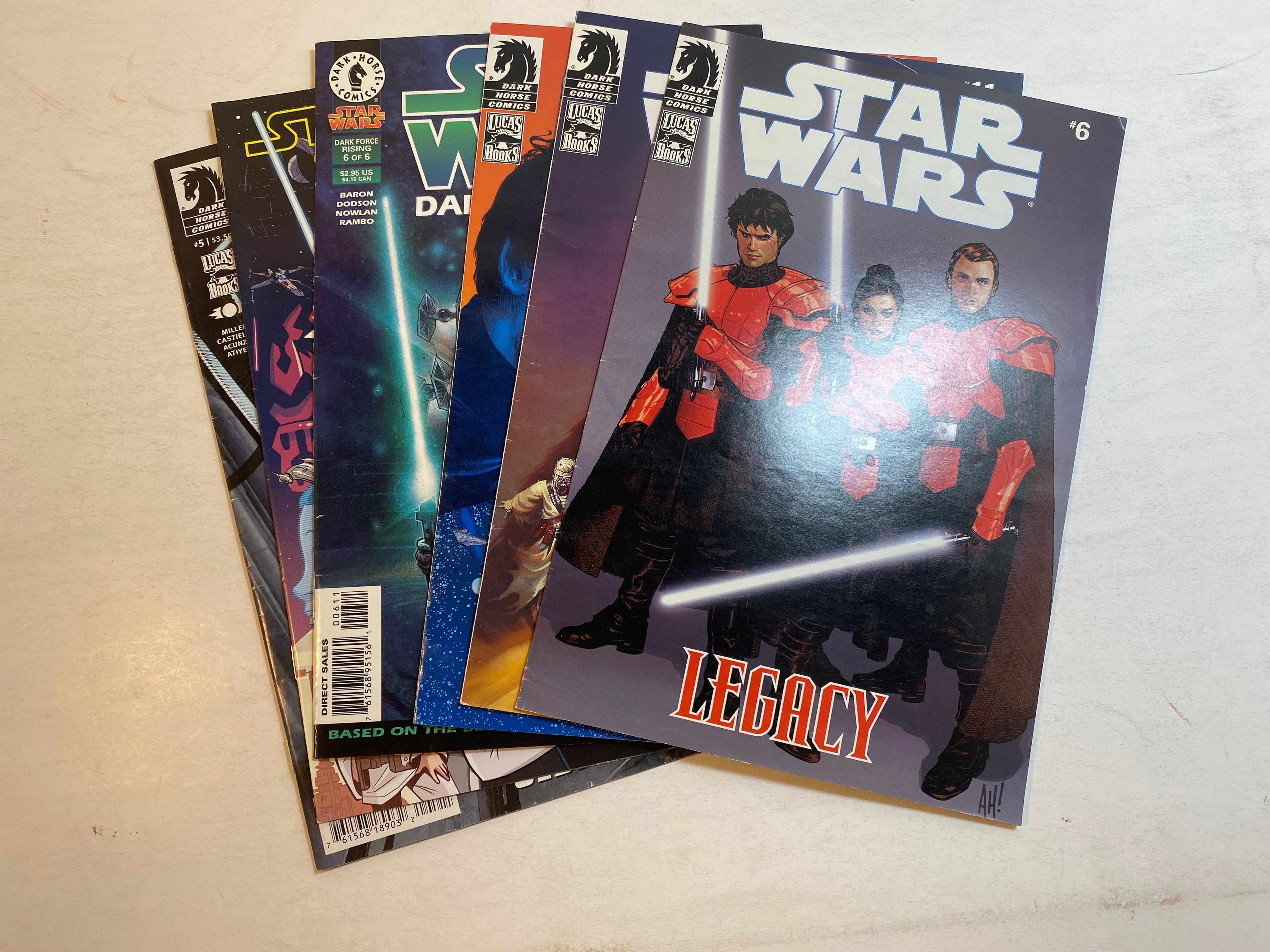 Lot of 6 Star Wars Dark Horse Comics 1997-2017