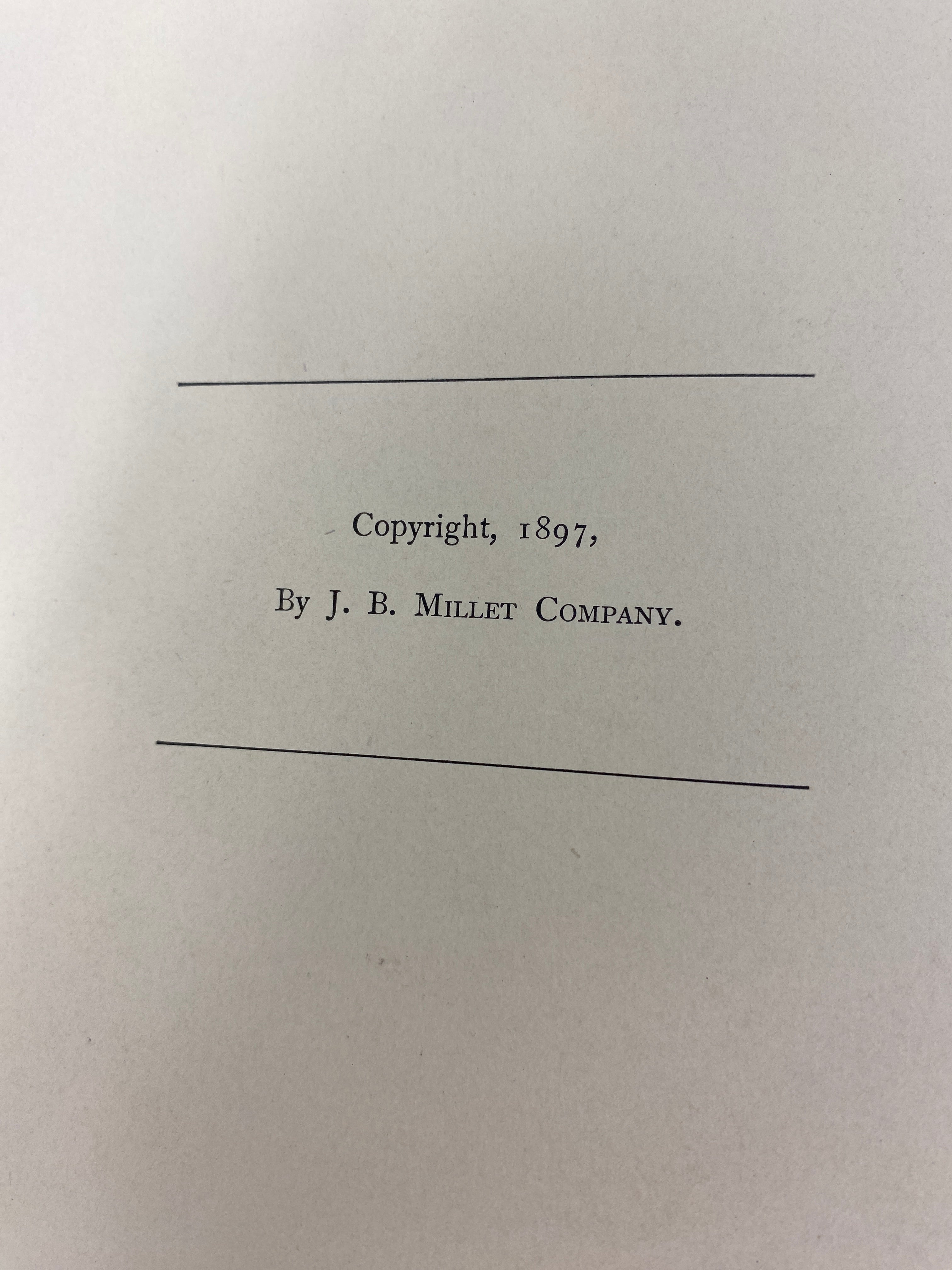 Lot of 6 Story of Japan Series HC JB Millet Co Cloth Covered Japanese Bound 1897