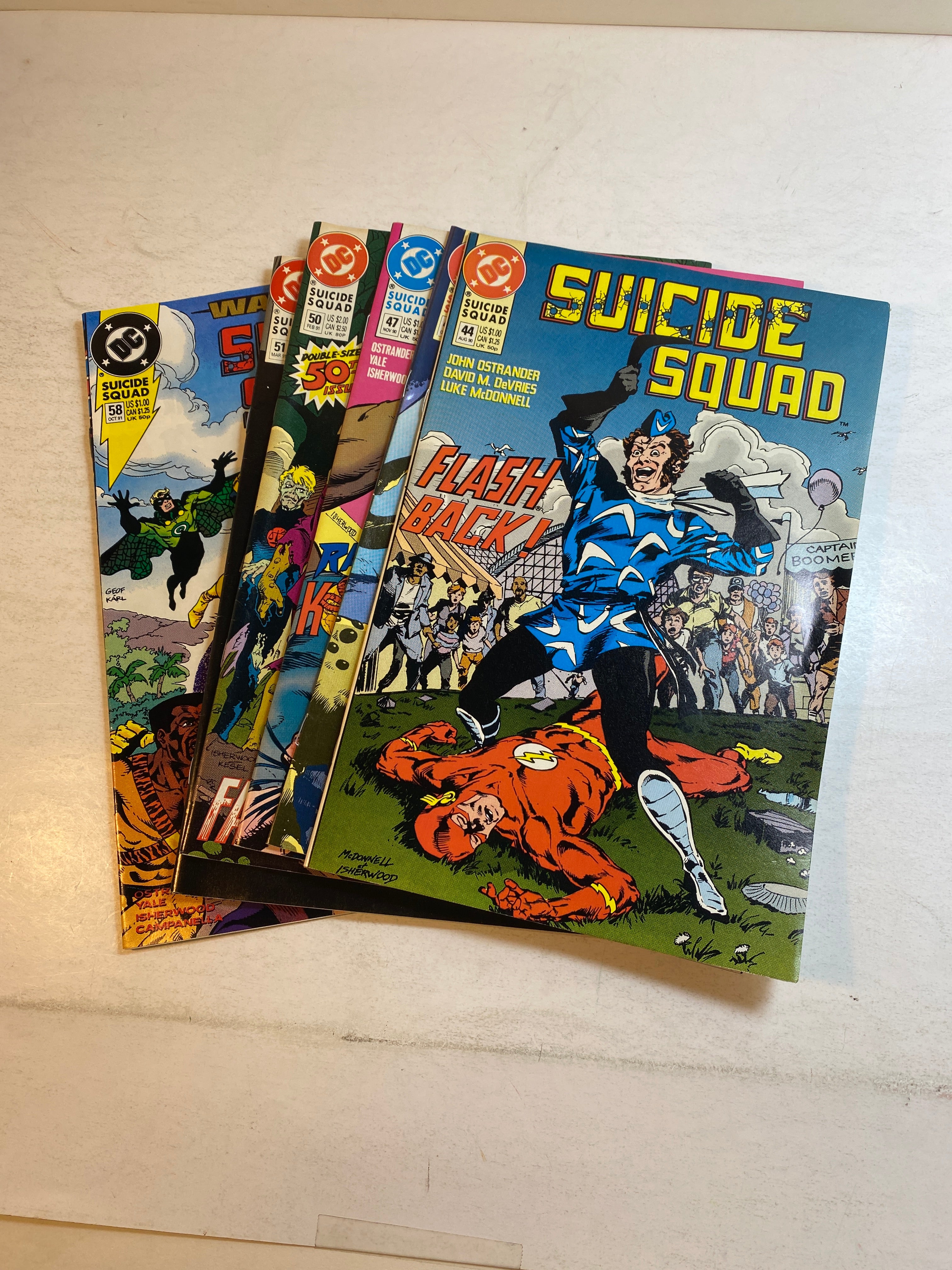 Lot of 6 Suicide Squad DC Comics 1990-1991