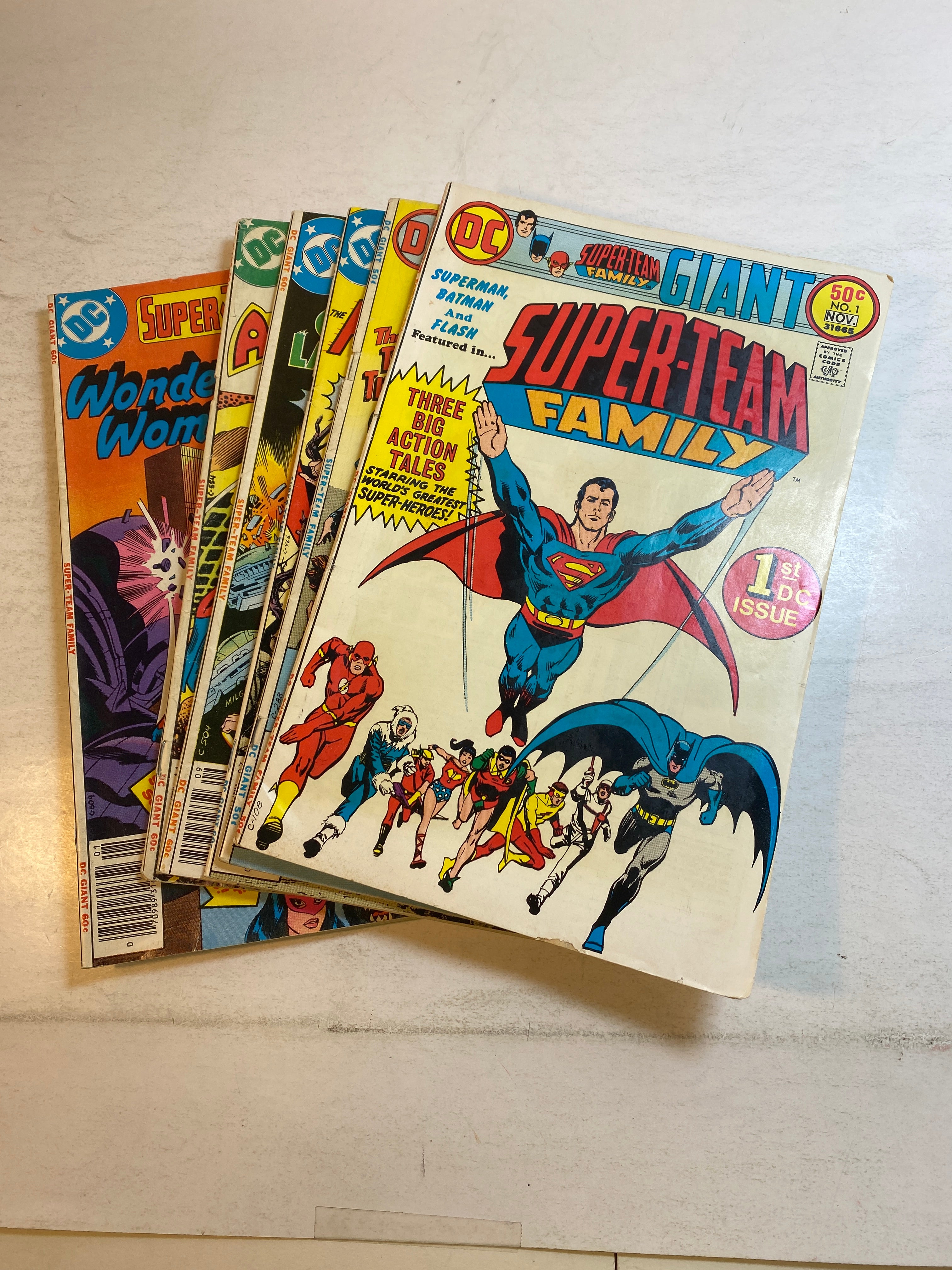 Lot of 6 Super-Team Family DC Comics 1975-1978