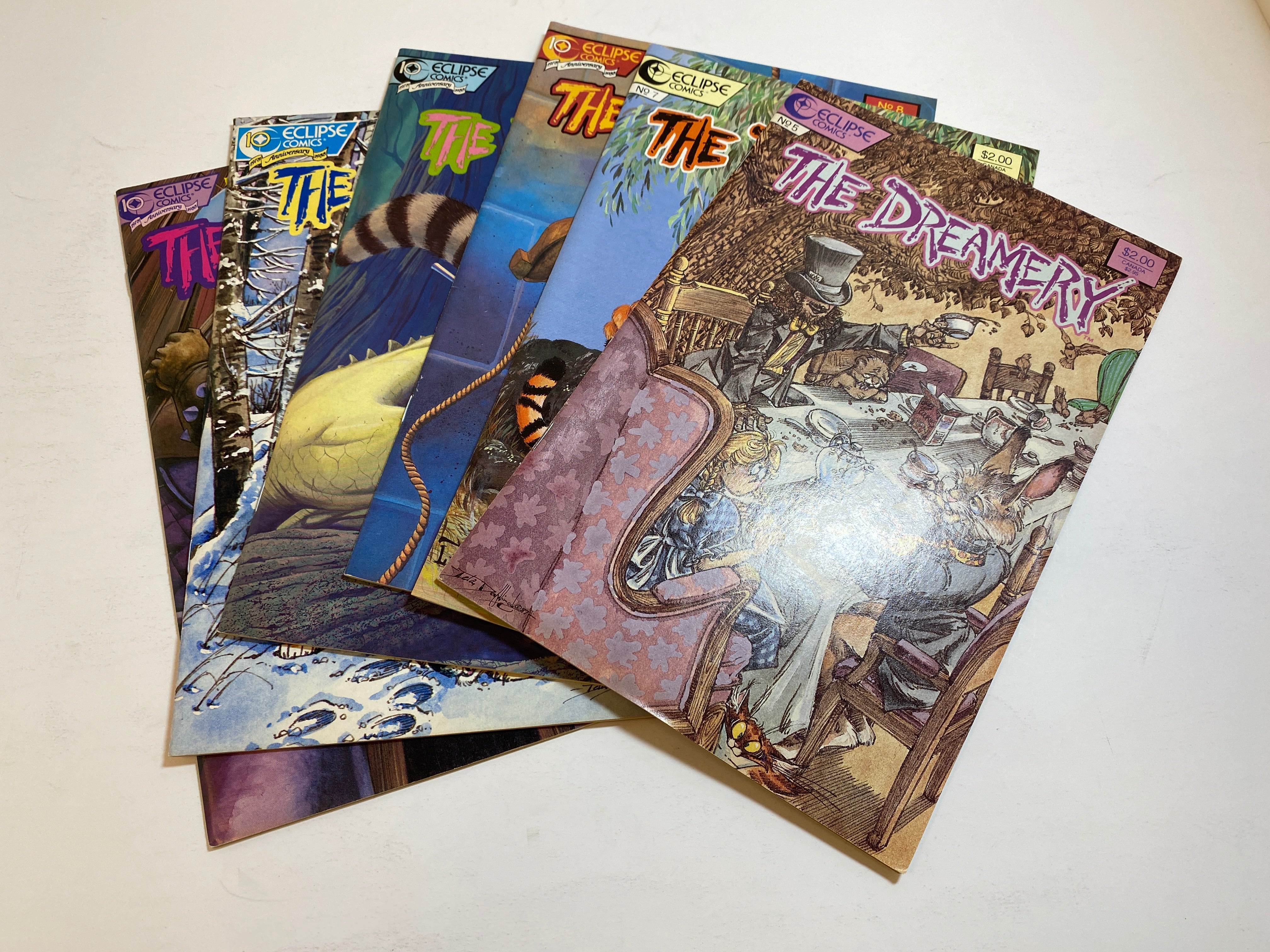 Lot of 6 The Dreamery Eclipse Comics 1987-1988