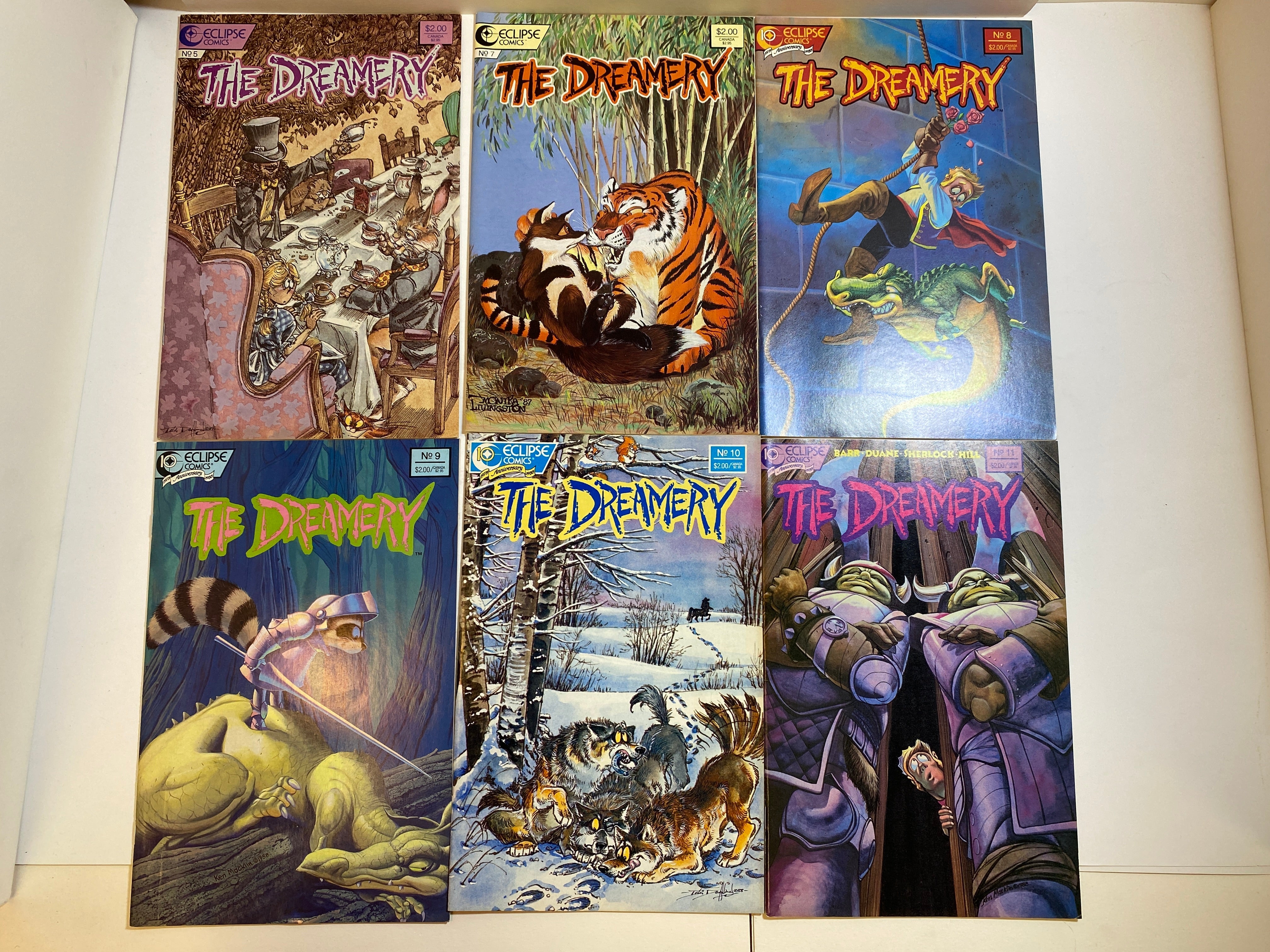 Lot of 6 The Dreamery Eclipse Comics 1987-1988
