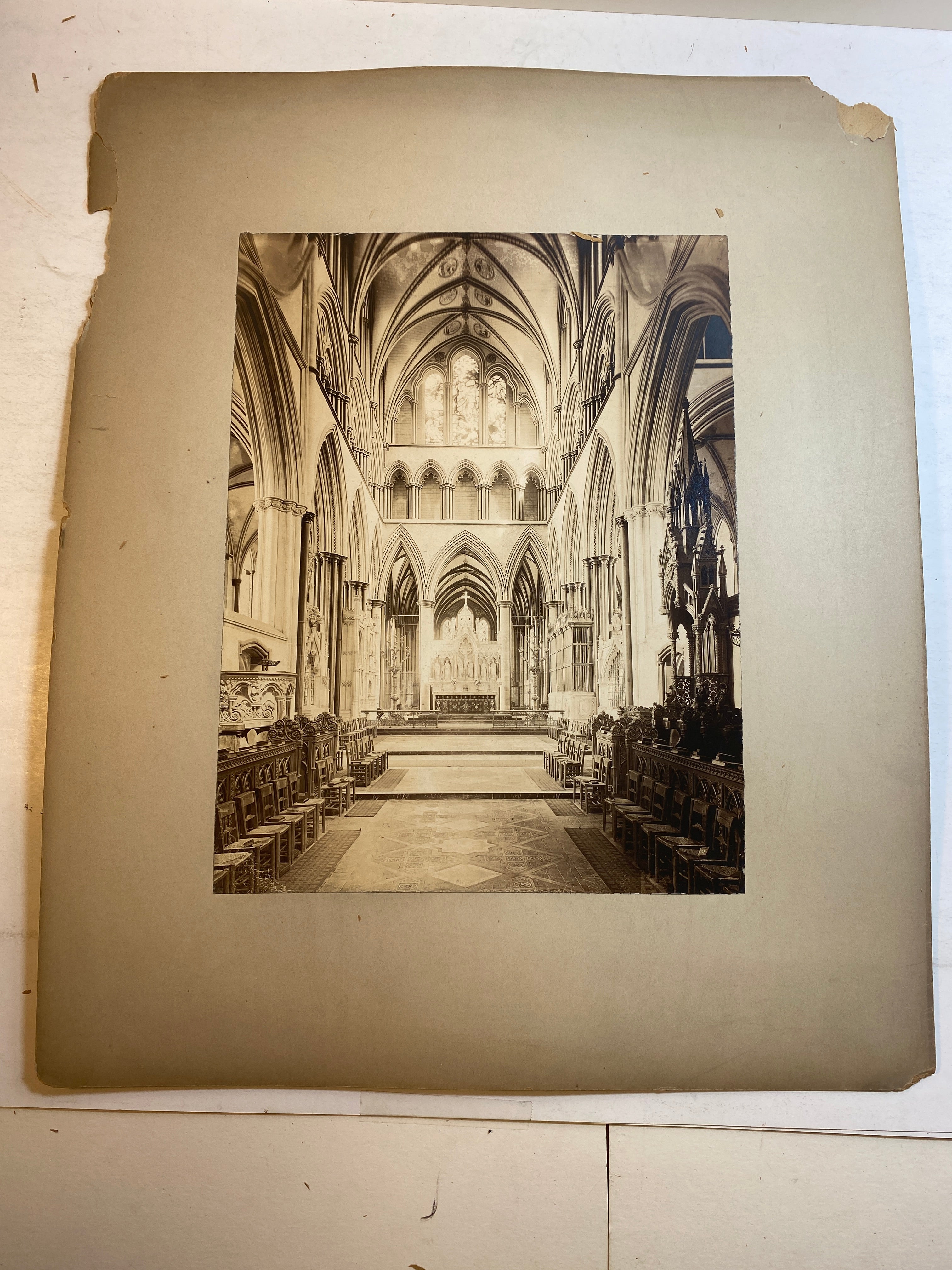 Lot of 6 Vintage Roman/Italian Cathedral/Church Pictures