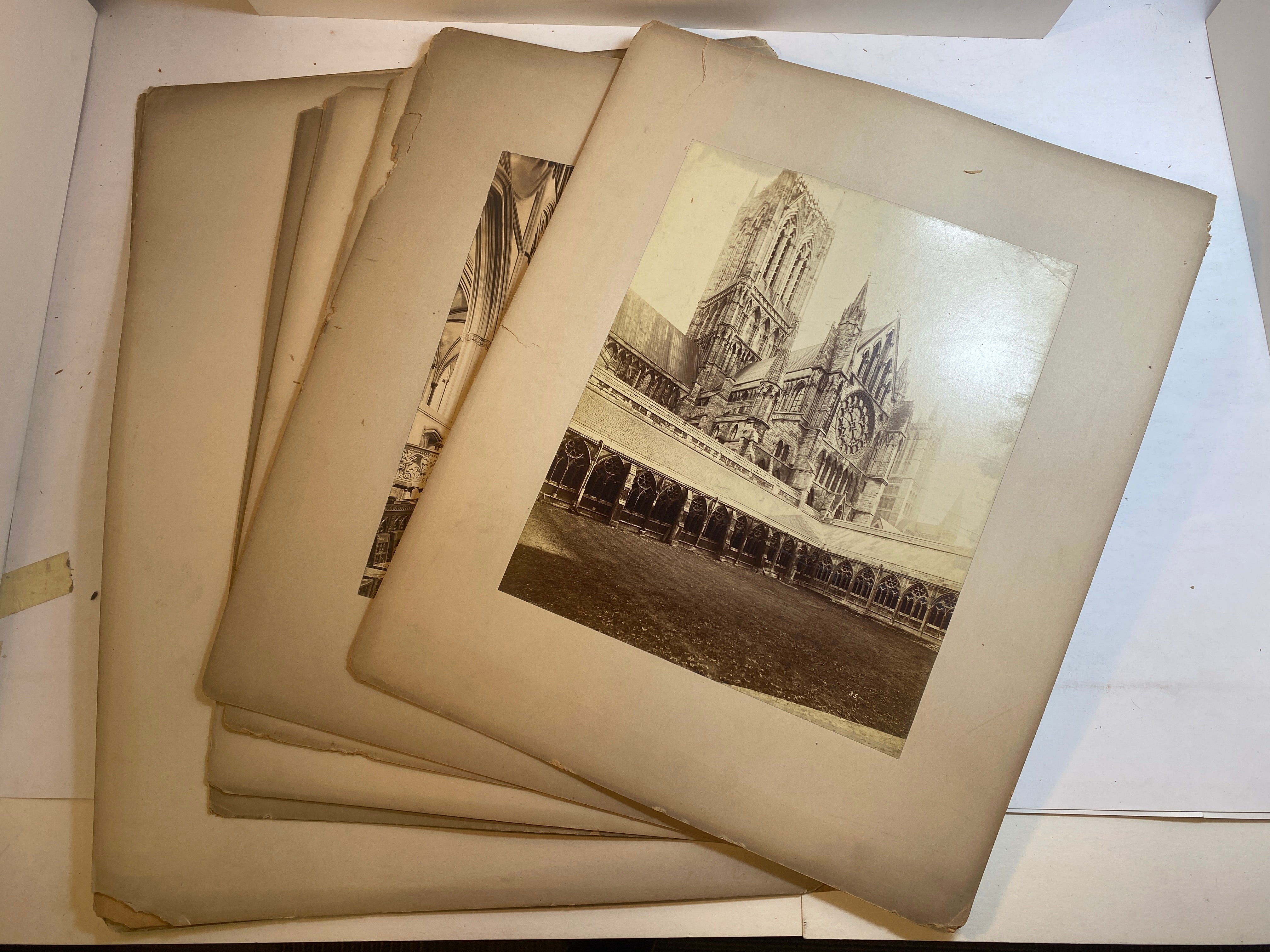 Lot of 6 Vintage Roman/Italian Cathedral/Church Pictures